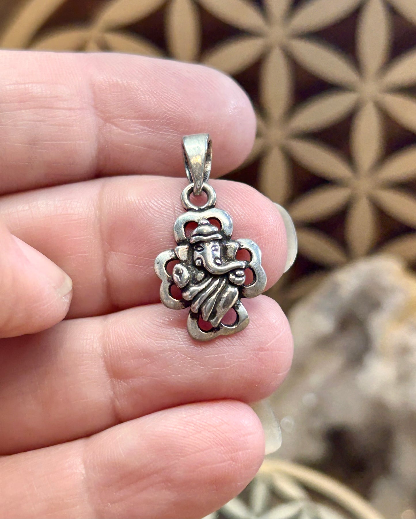 Pendentif Ganesh en argent 925