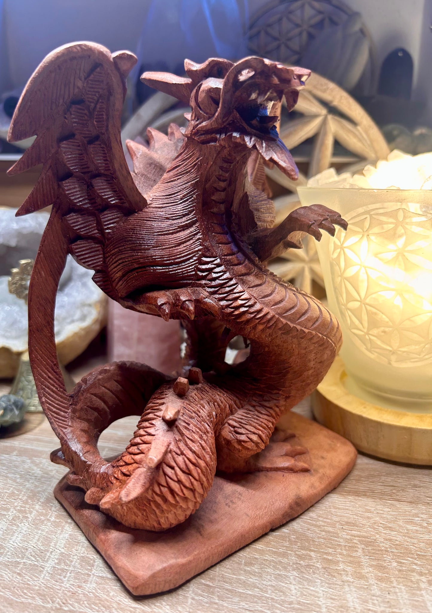 Dragon chinois en bois