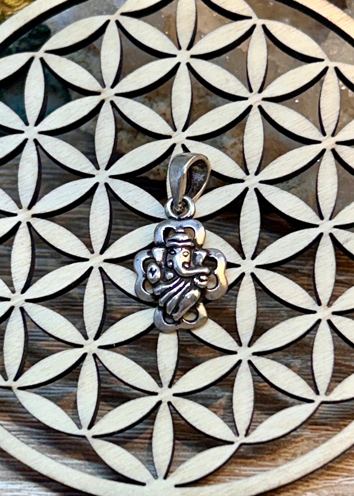 Pendentif Ganesh en argent 925