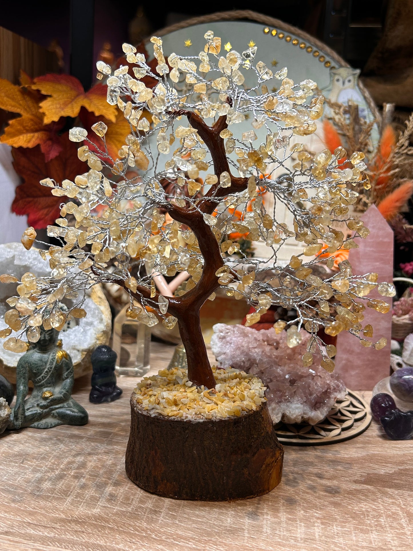 Arbre du bonheur en citrine