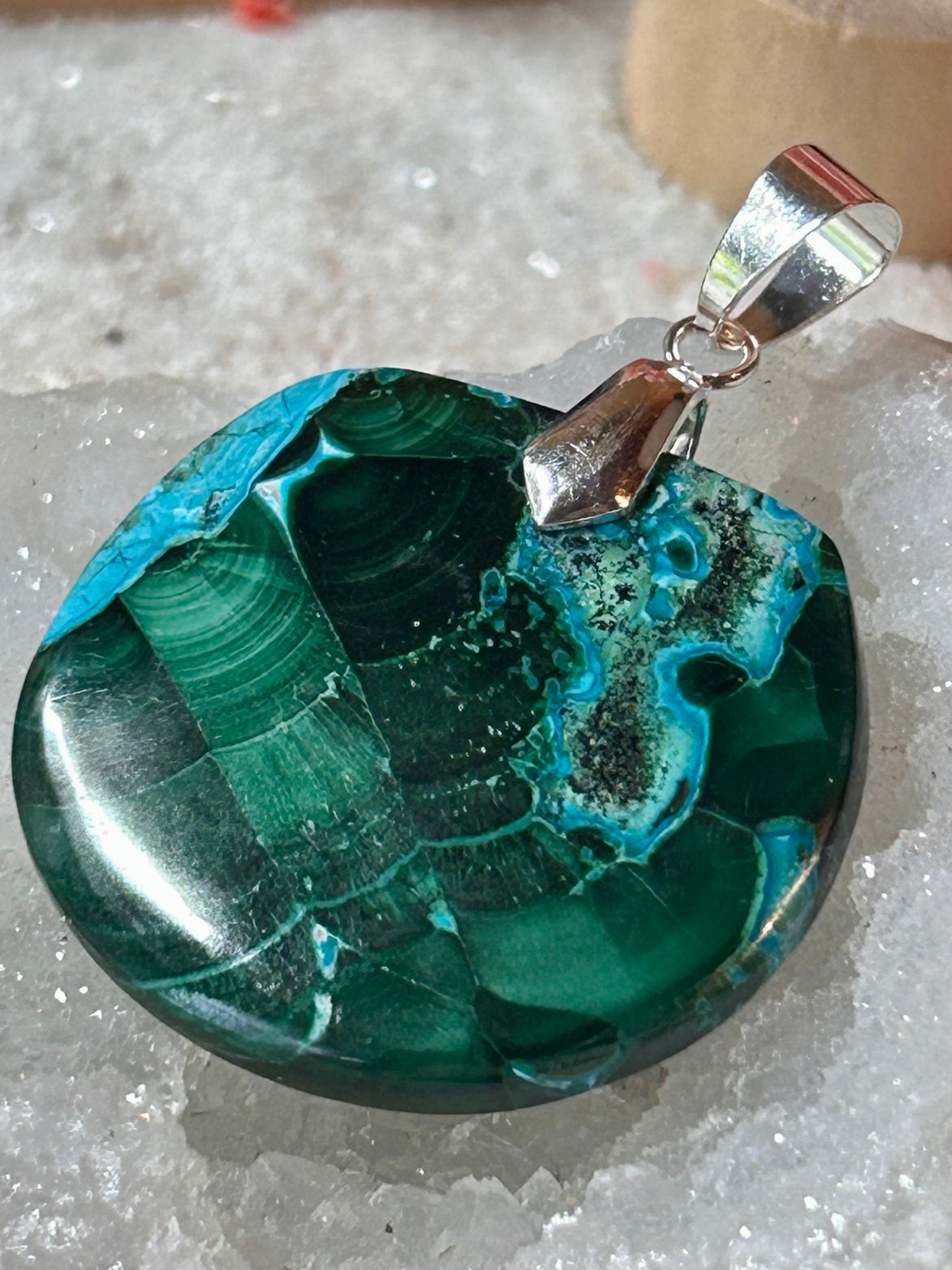 Pendentif de chrysocolle