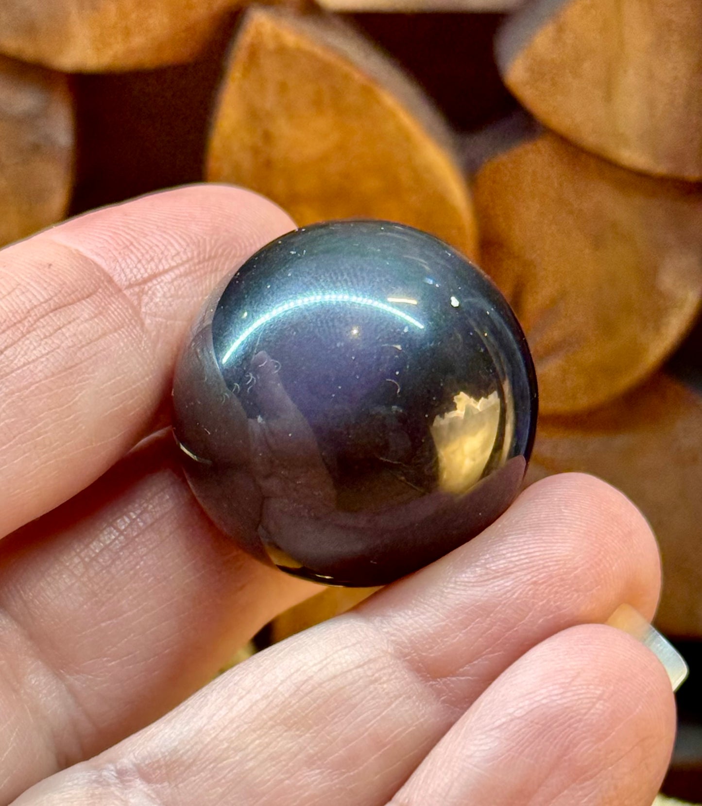 Sphère d’obsidienne œil céleste