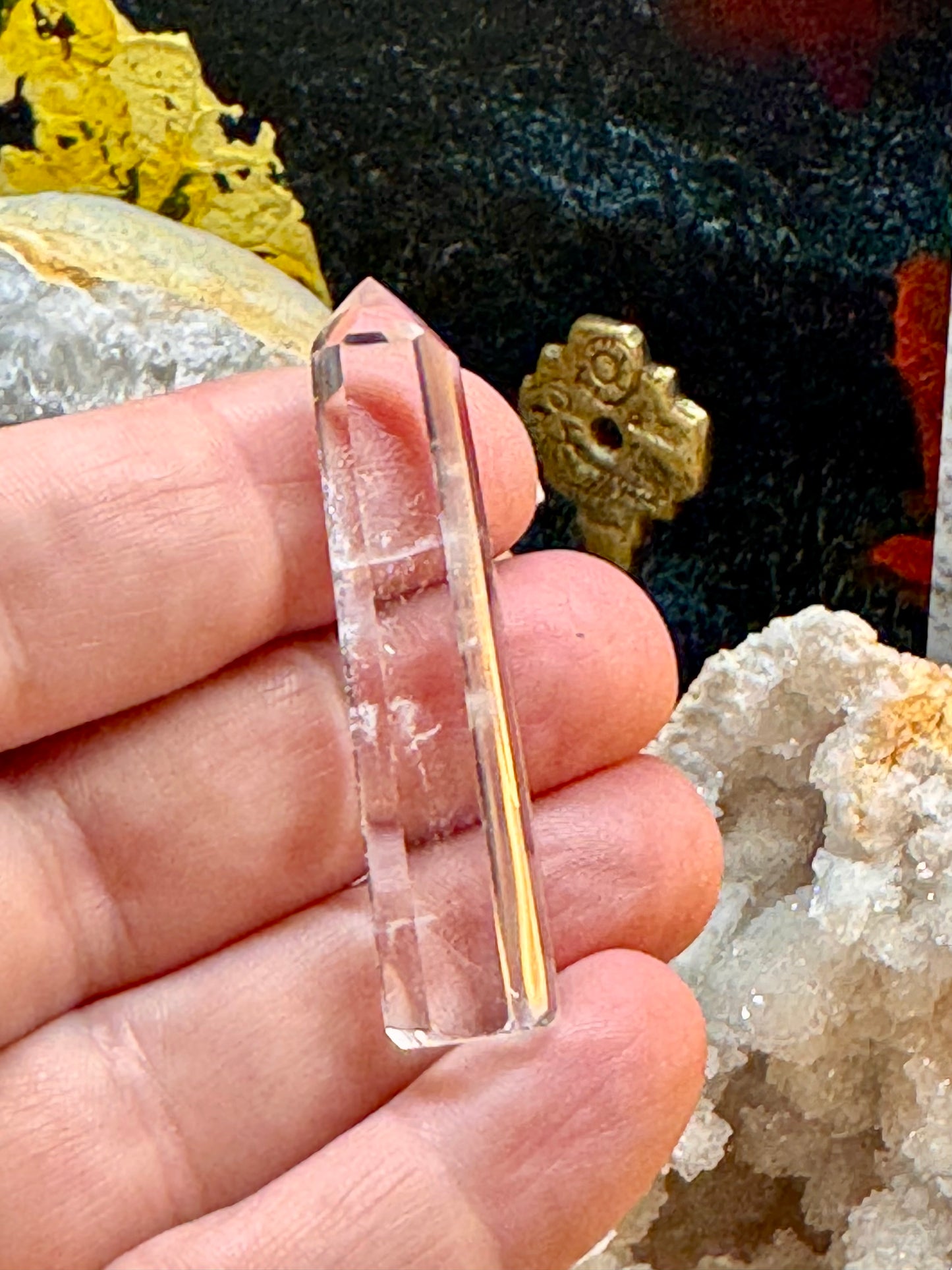 Pointe de quartz cristal