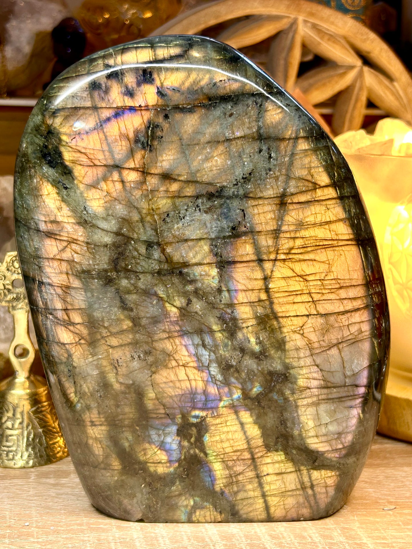 Forme libre de labradorite