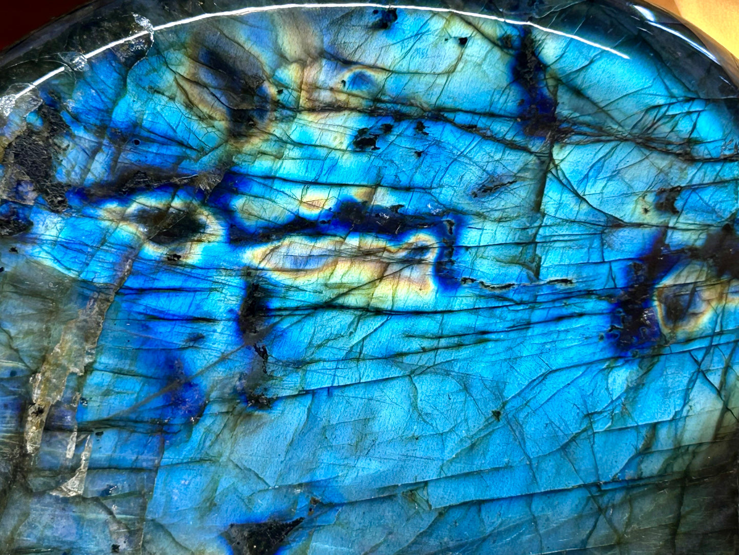 Forme libre de labradorite