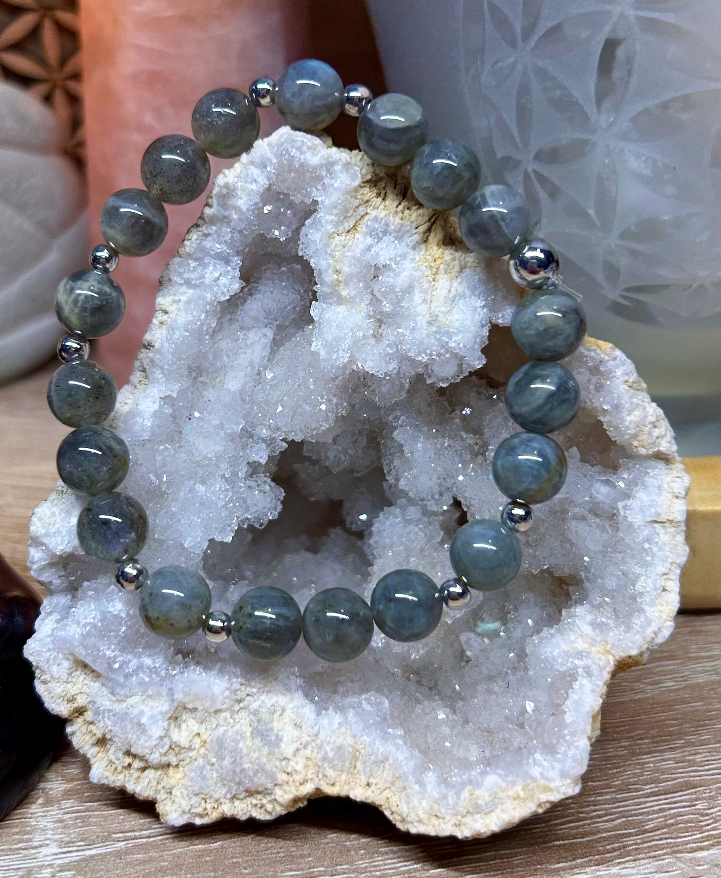 Bracelet de labradorite 8mm