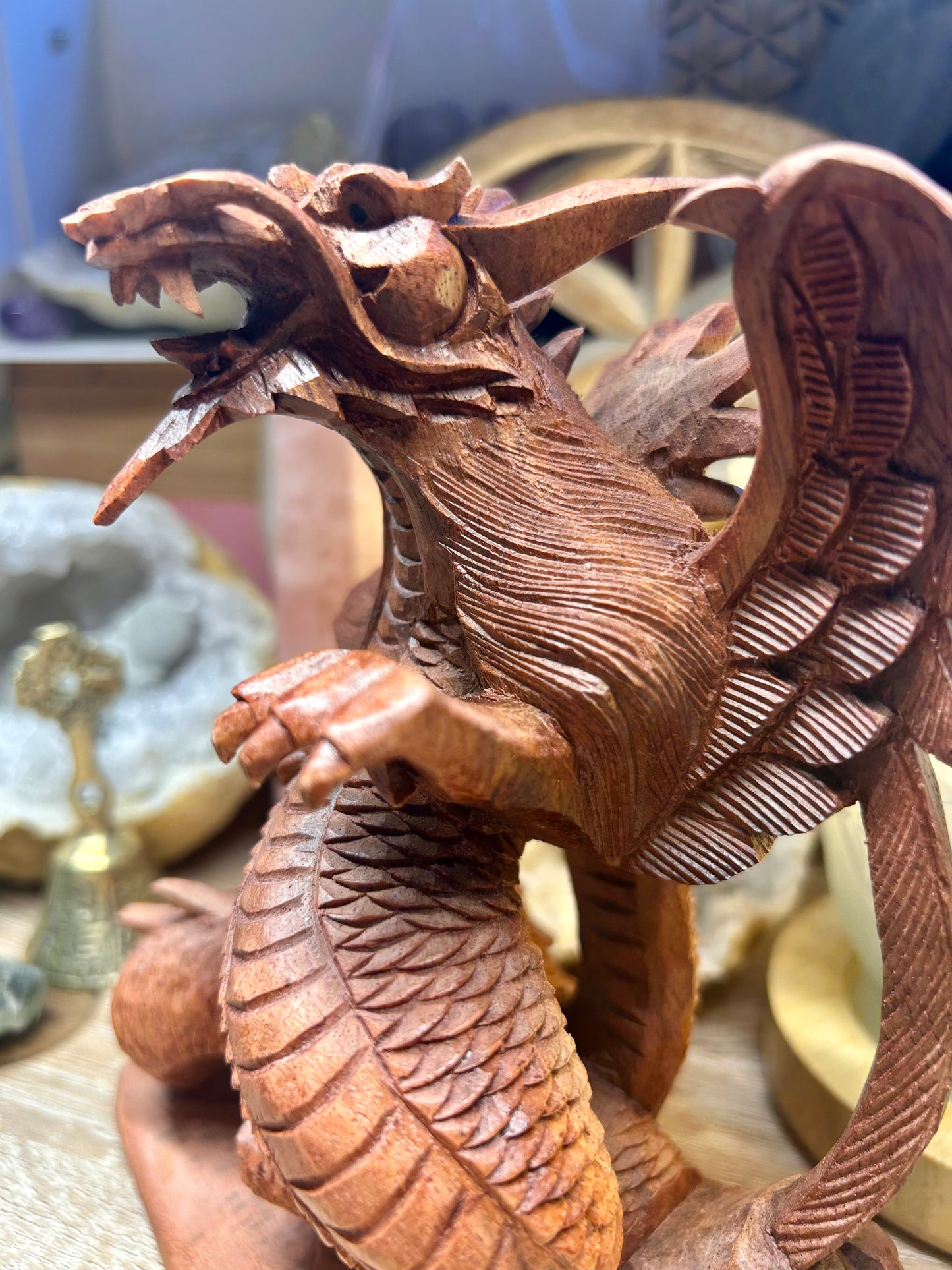 Dragon chinois en bois