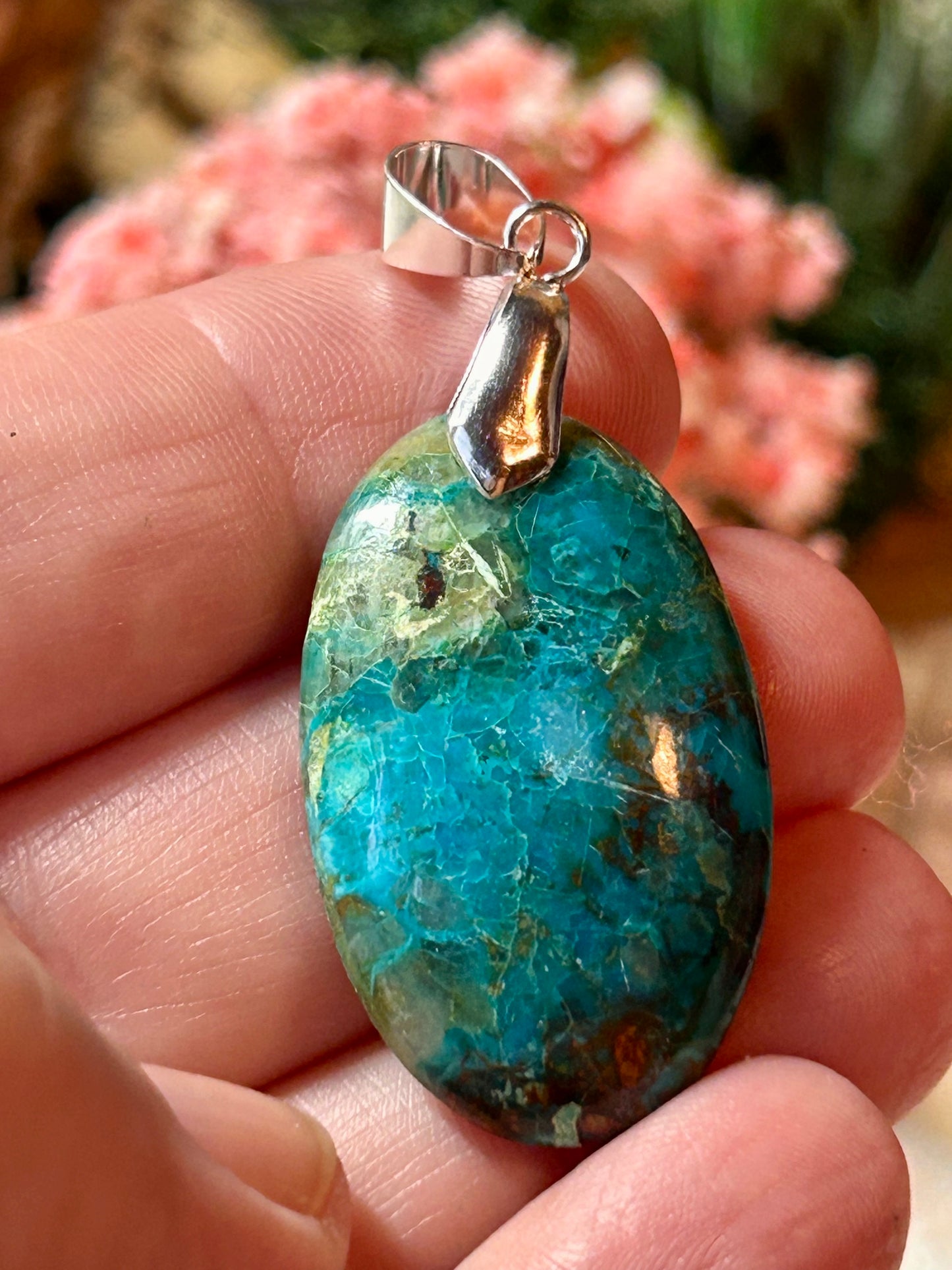 Pendentif de chrysocolle