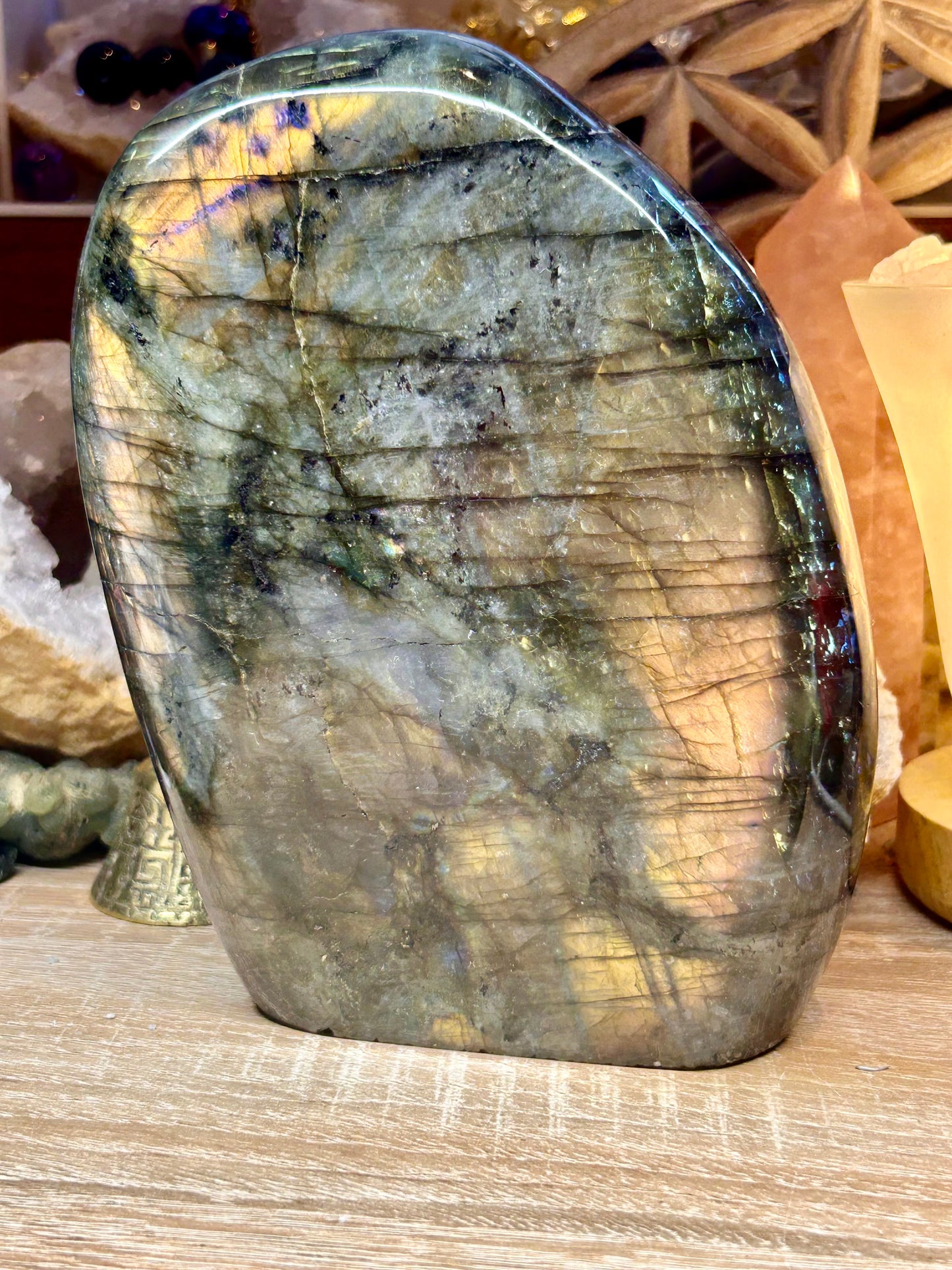 Forme libre de labradorite