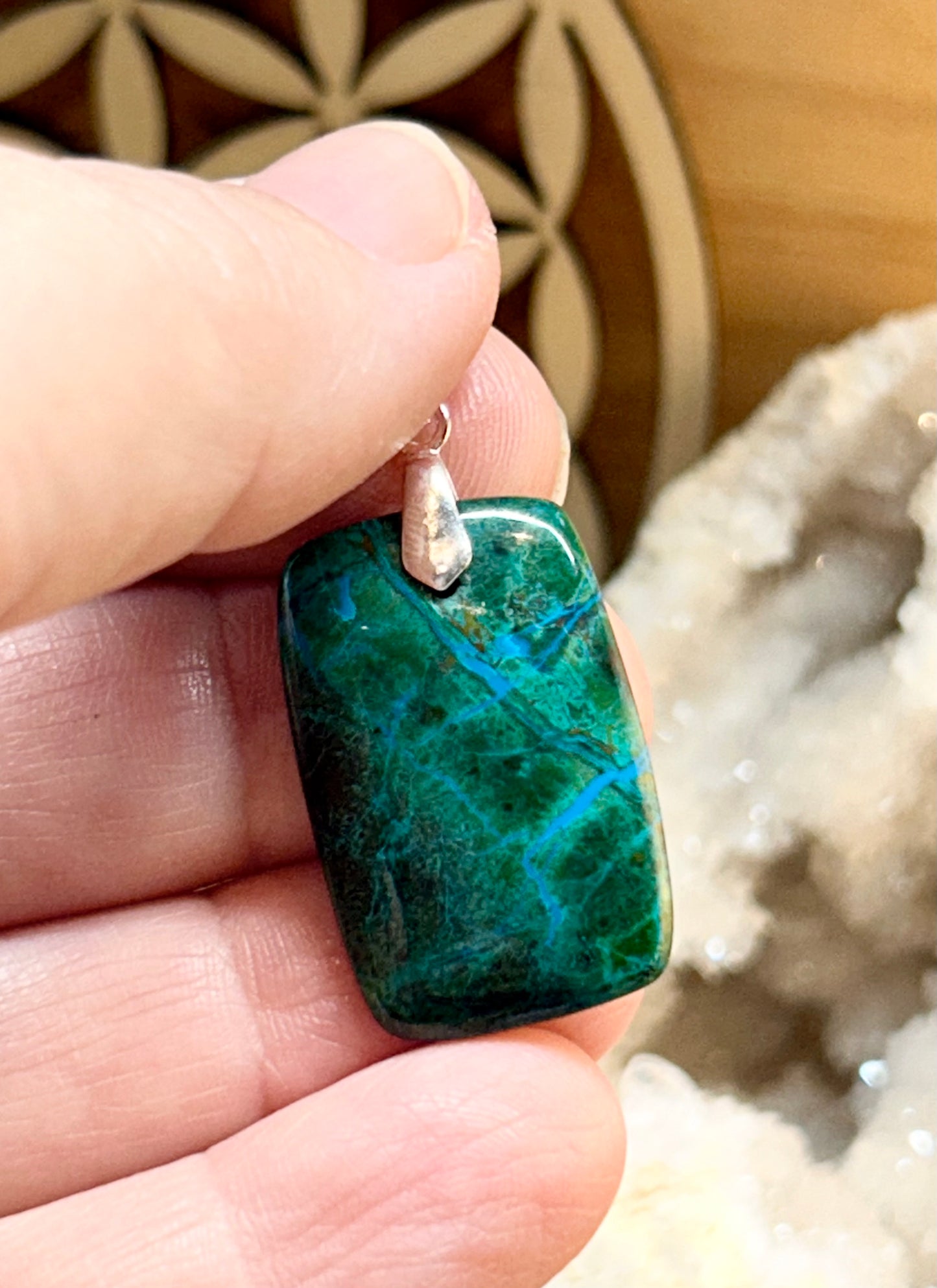 Pendentif de chrysocolle