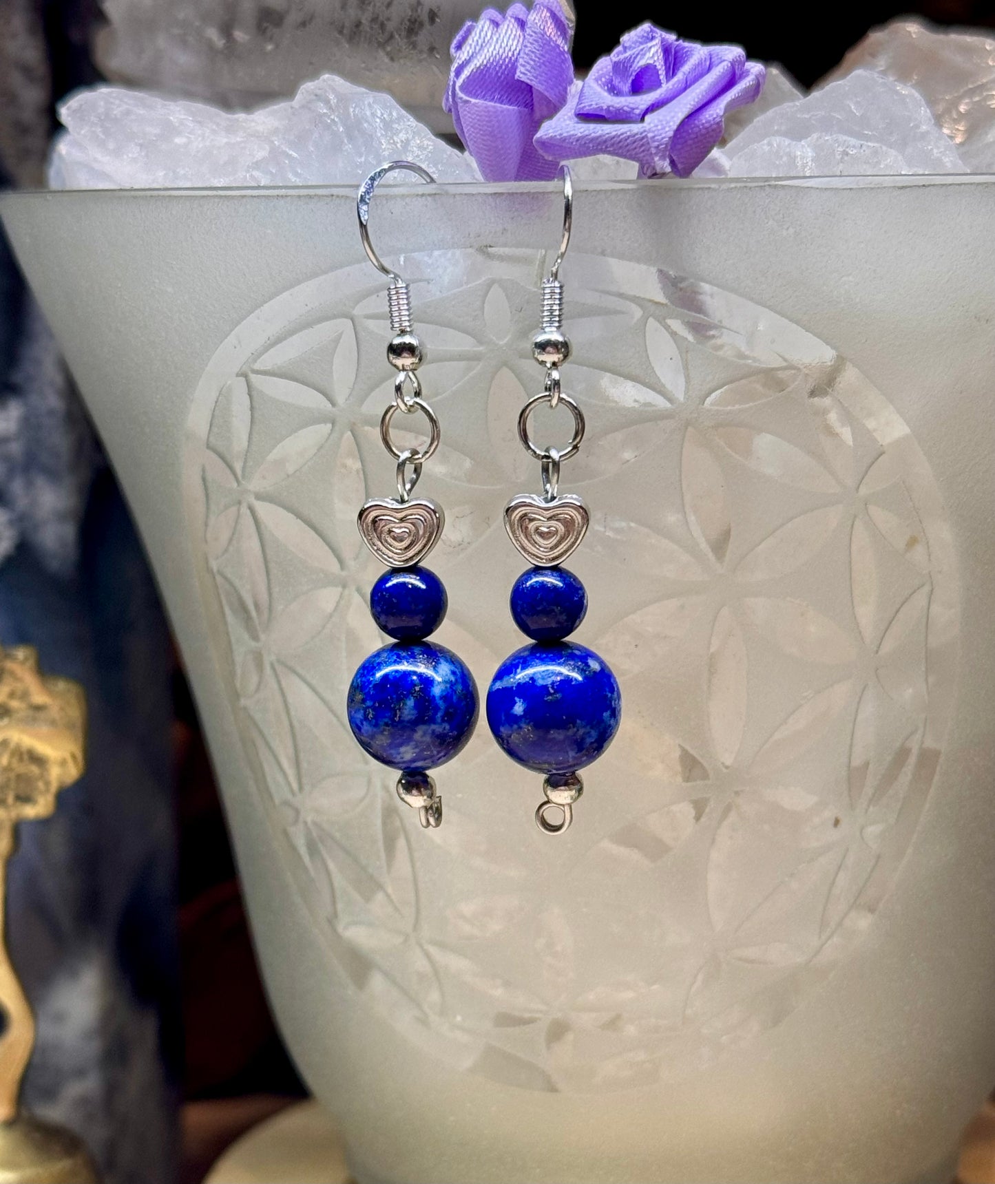 Boucles d’oreilles Lapis-lazuli