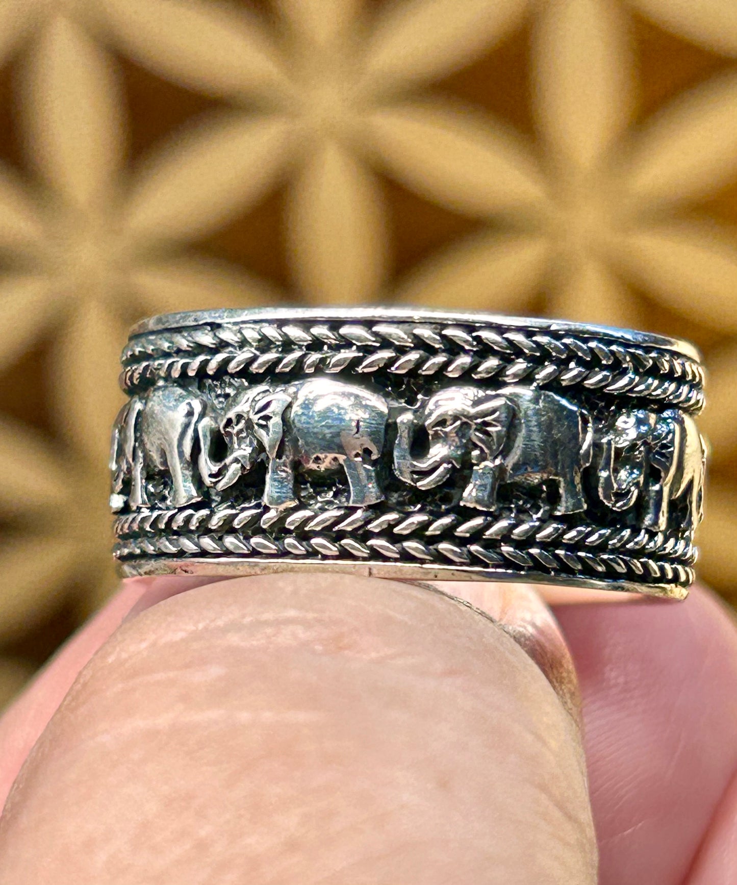 Bague homme éléphant