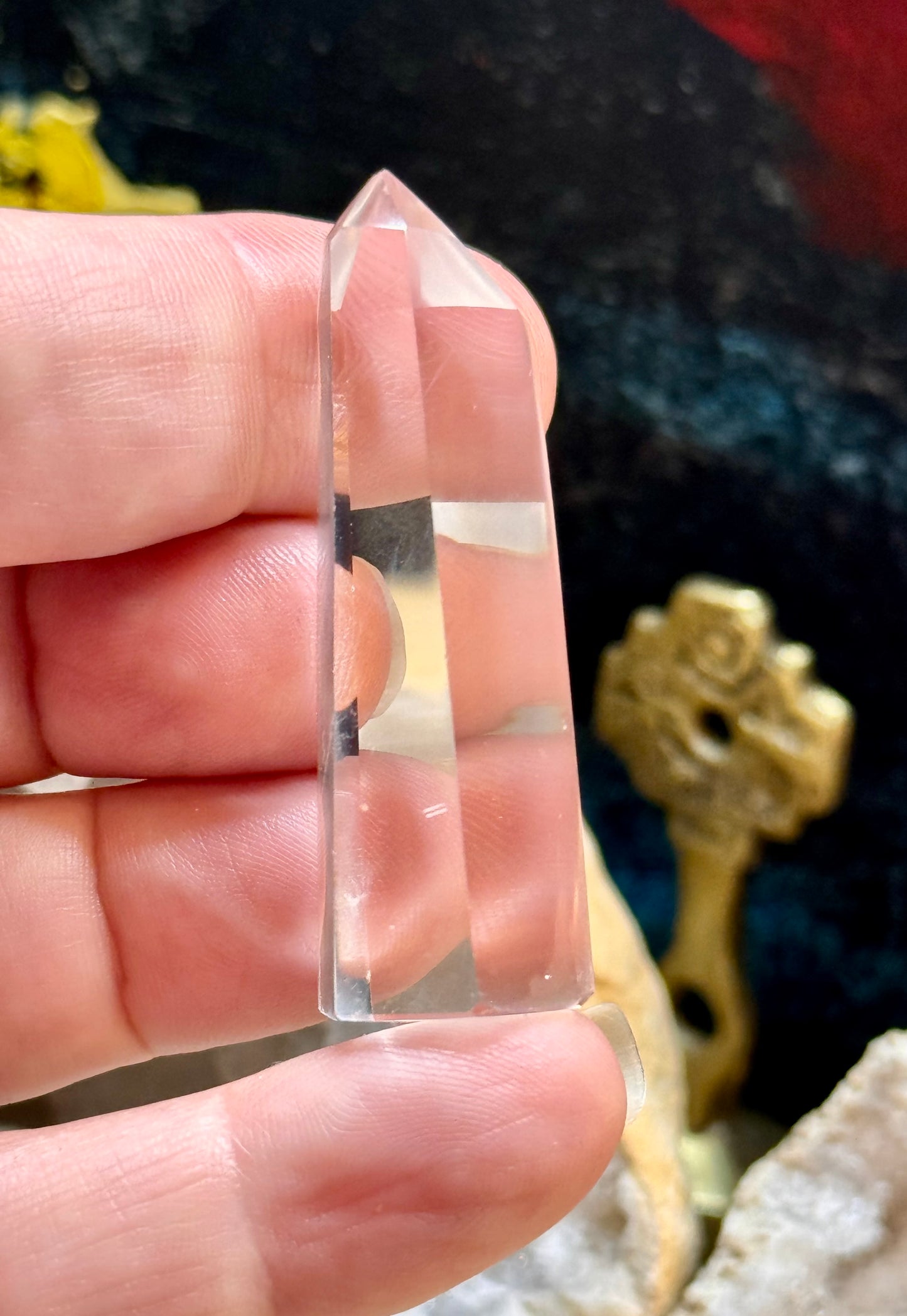 Pointe de quartz cristal