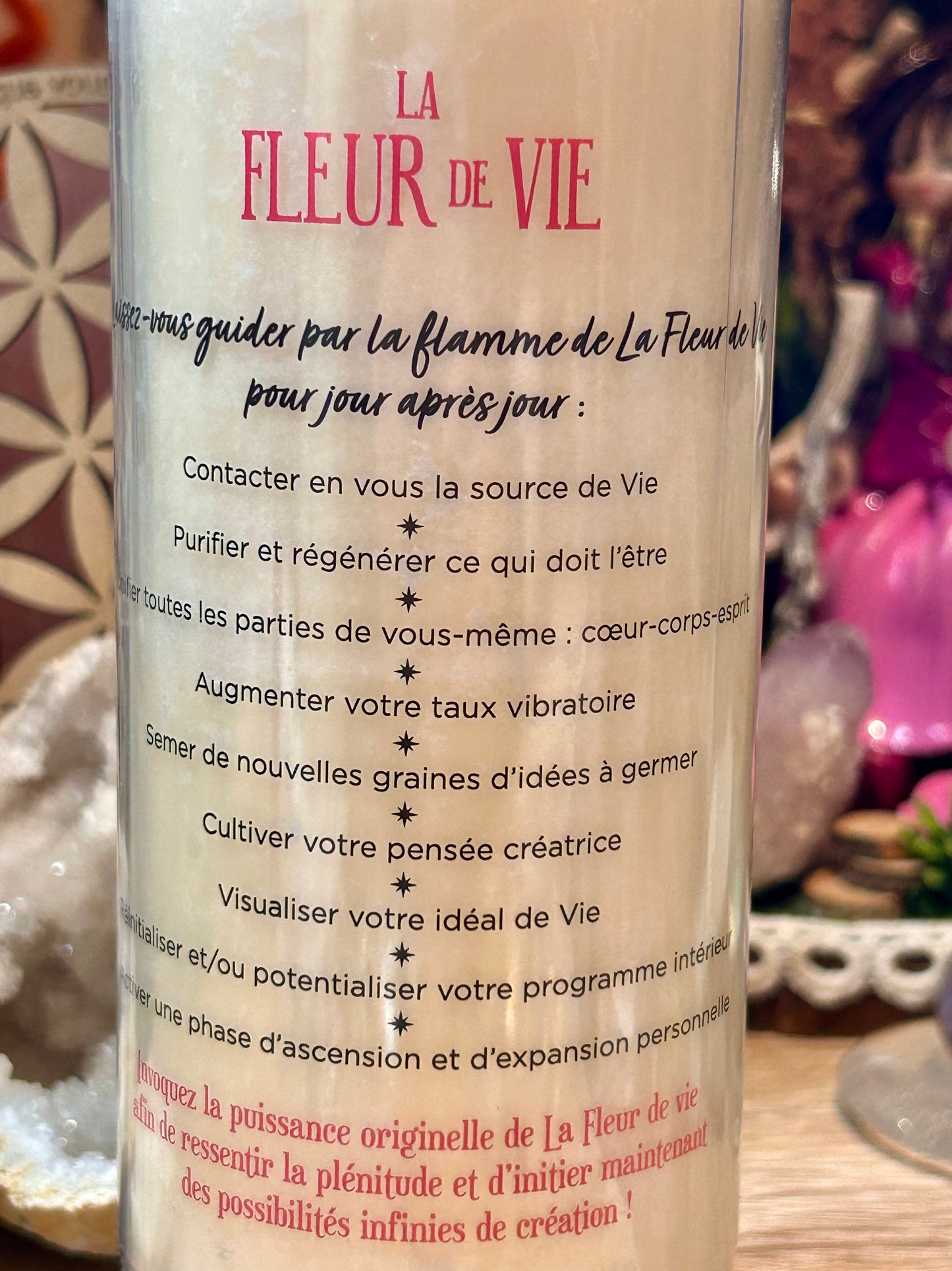 Neuvaine des cercles sacrés La fleur de vie