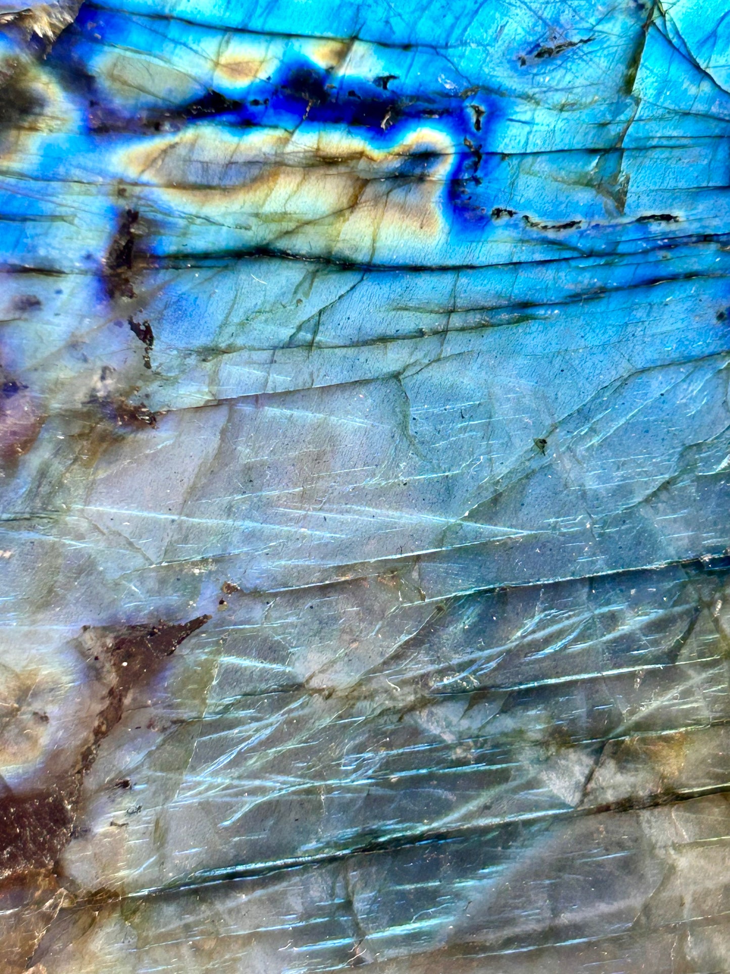 Forme libre de labradorite