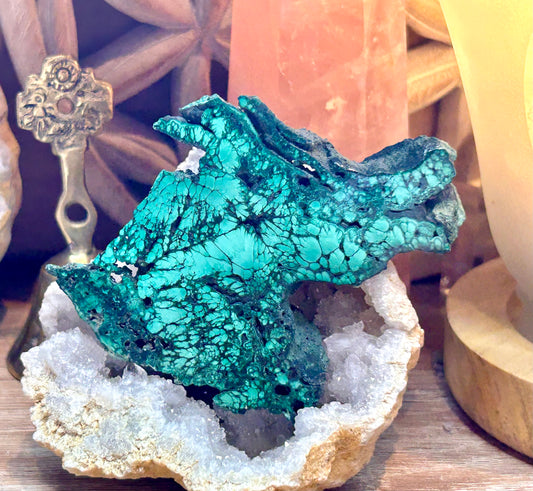 Forme brute de malachite