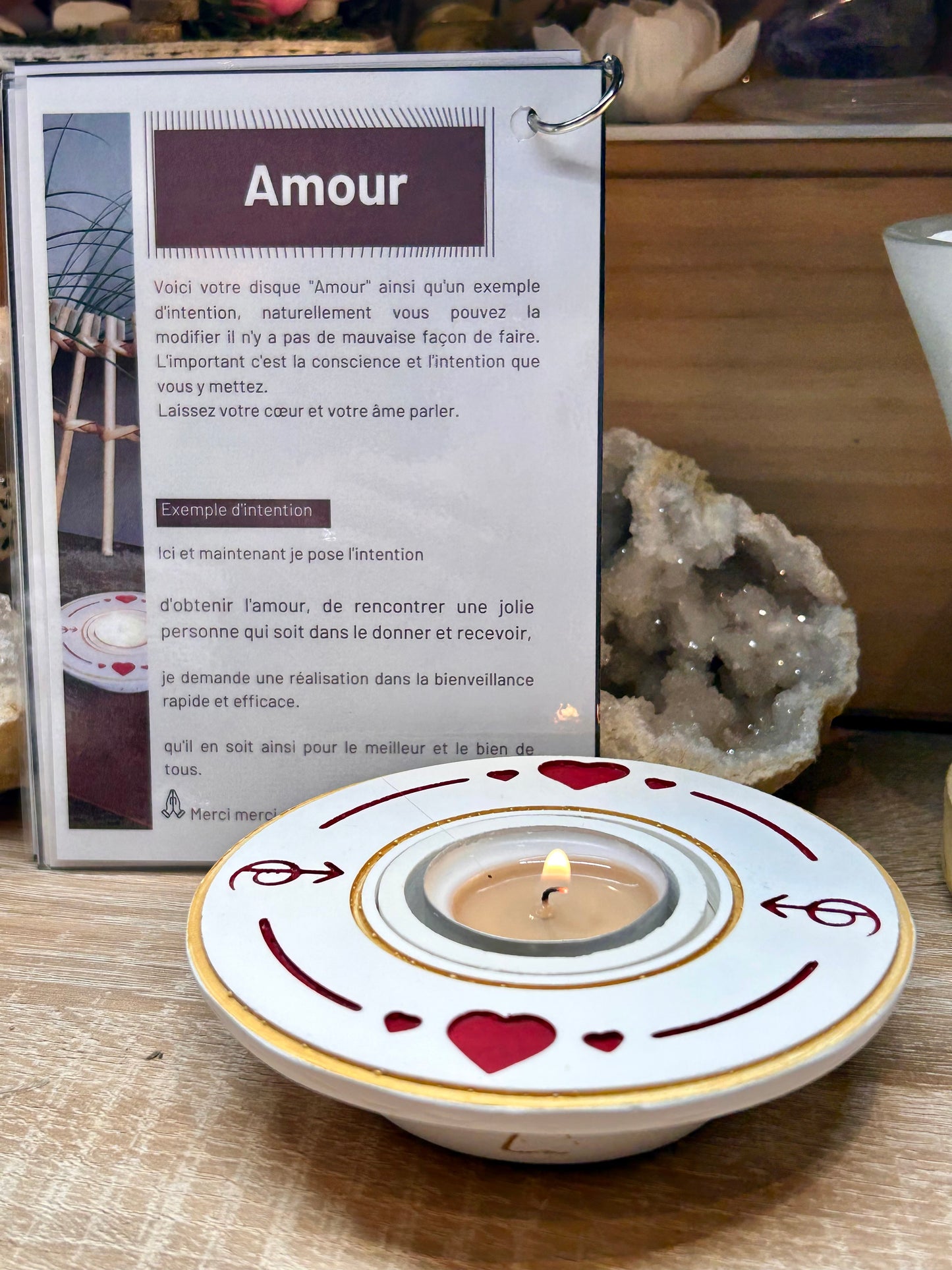 Ma bougie d’intention "Amour"