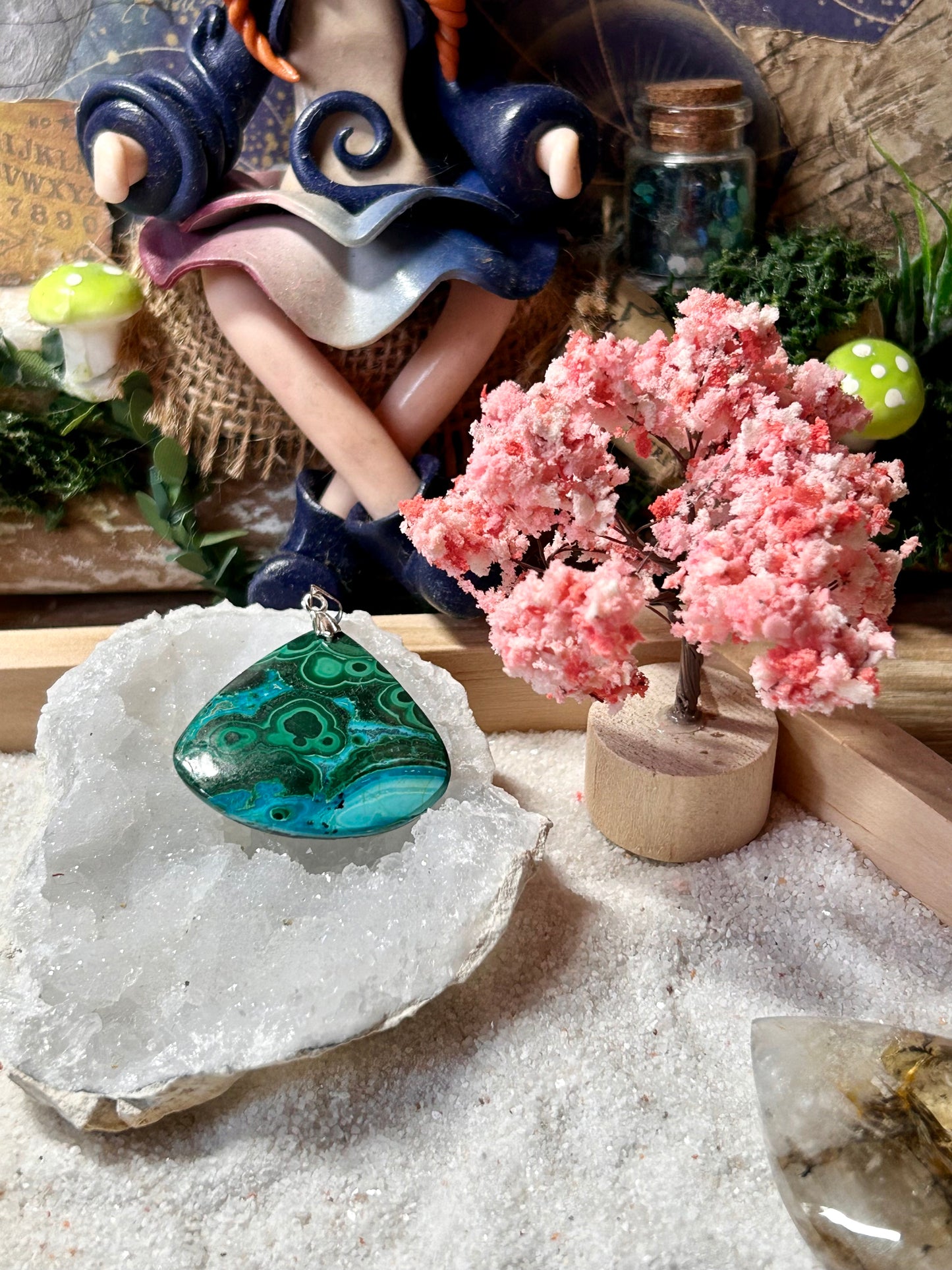 Pendentif de chrysocolle