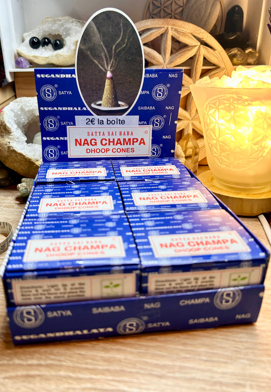 Cônes d’encens Nag Champa - Satya