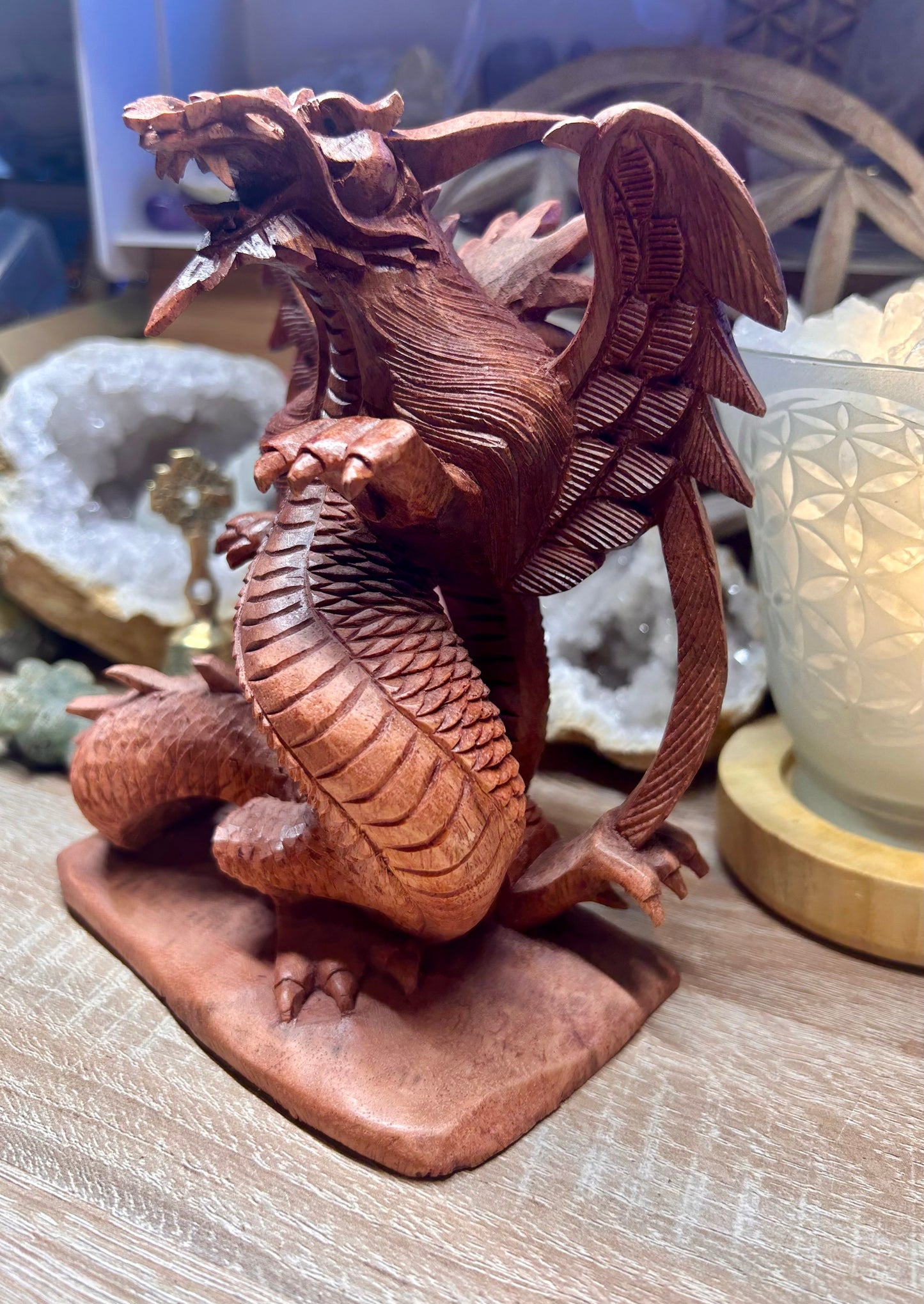 Dragon chinois en bois