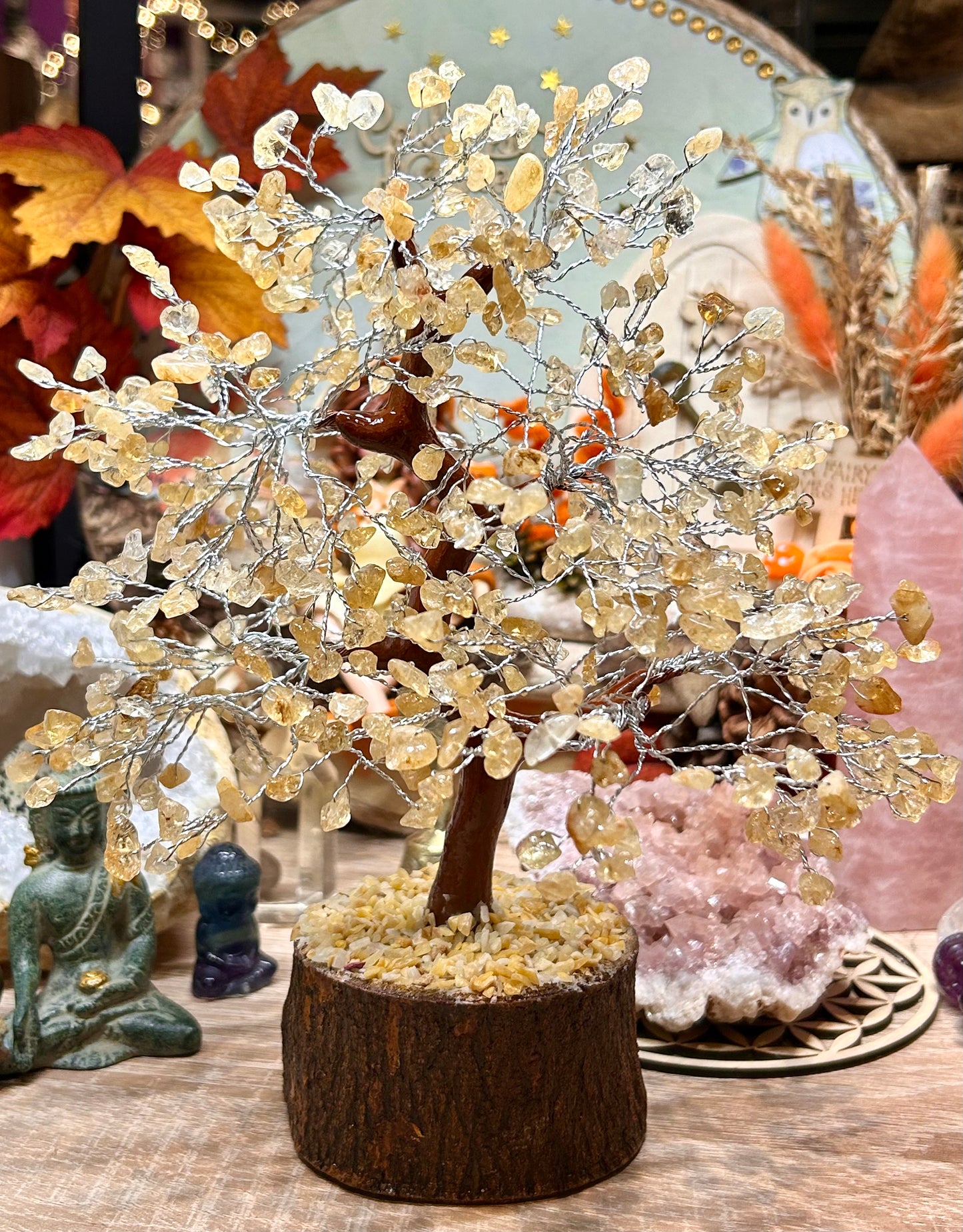 Arbre du bonheur en citrine