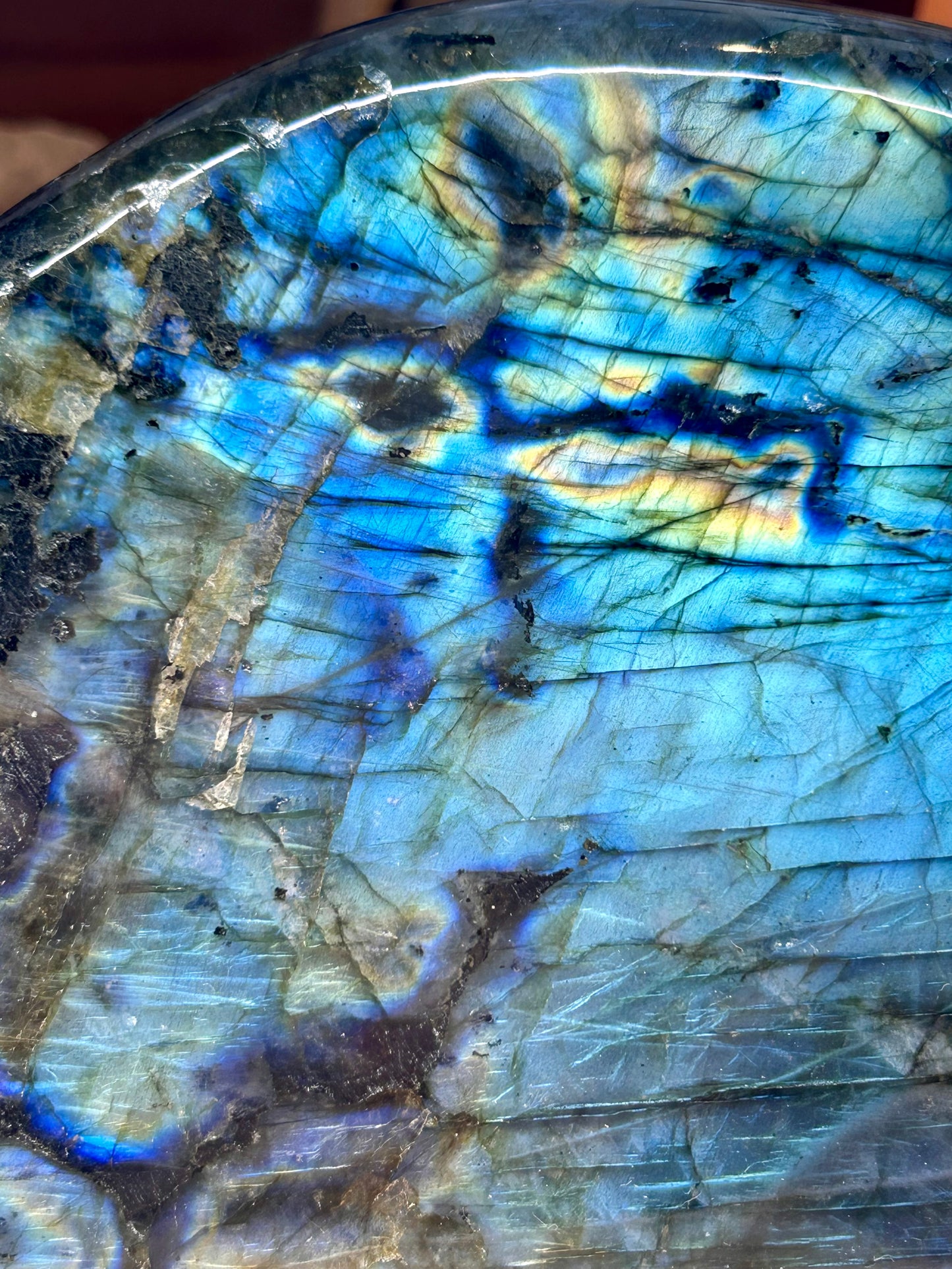 Forme libre de labradorite