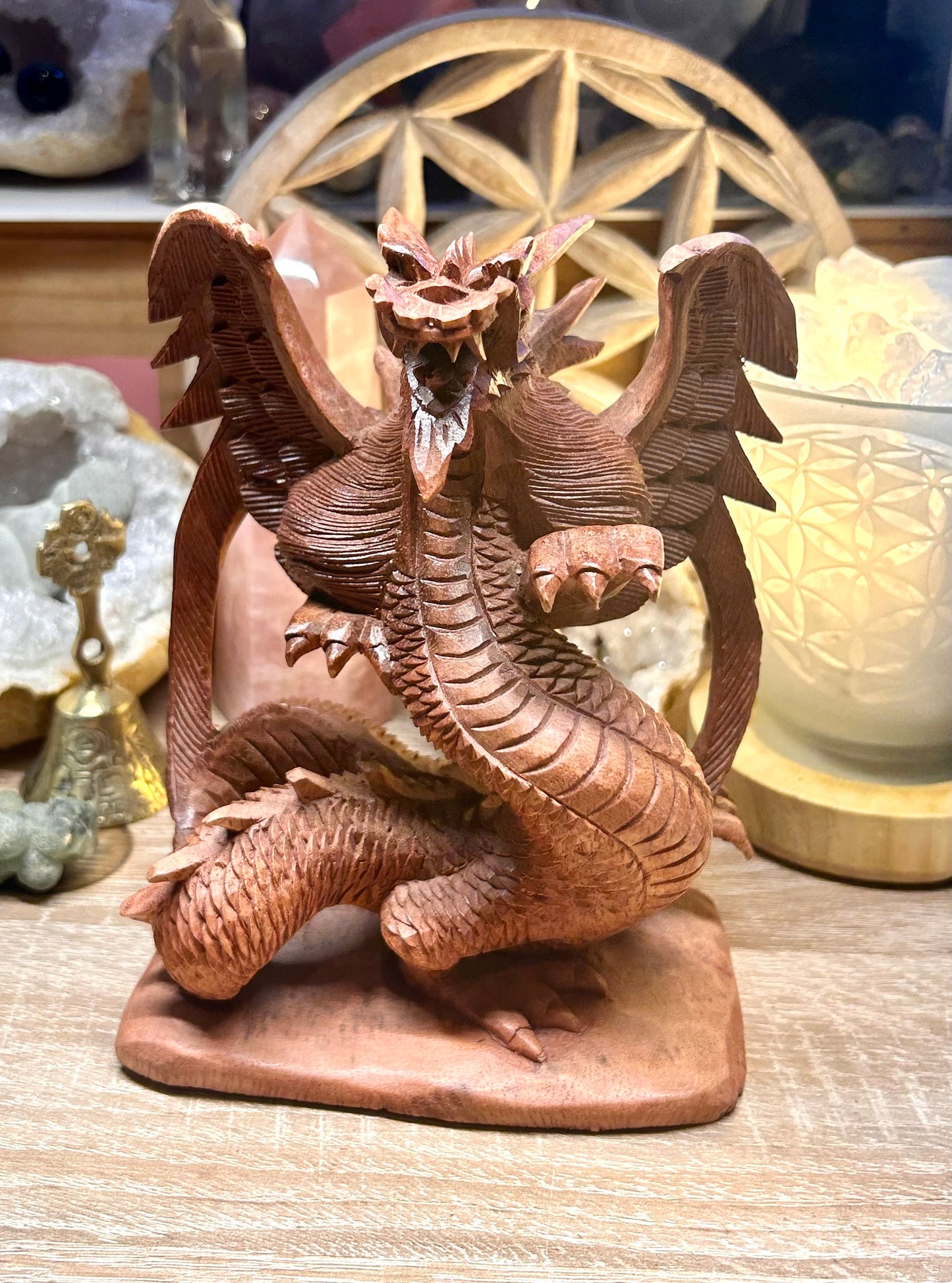 Dragon chinois en bois