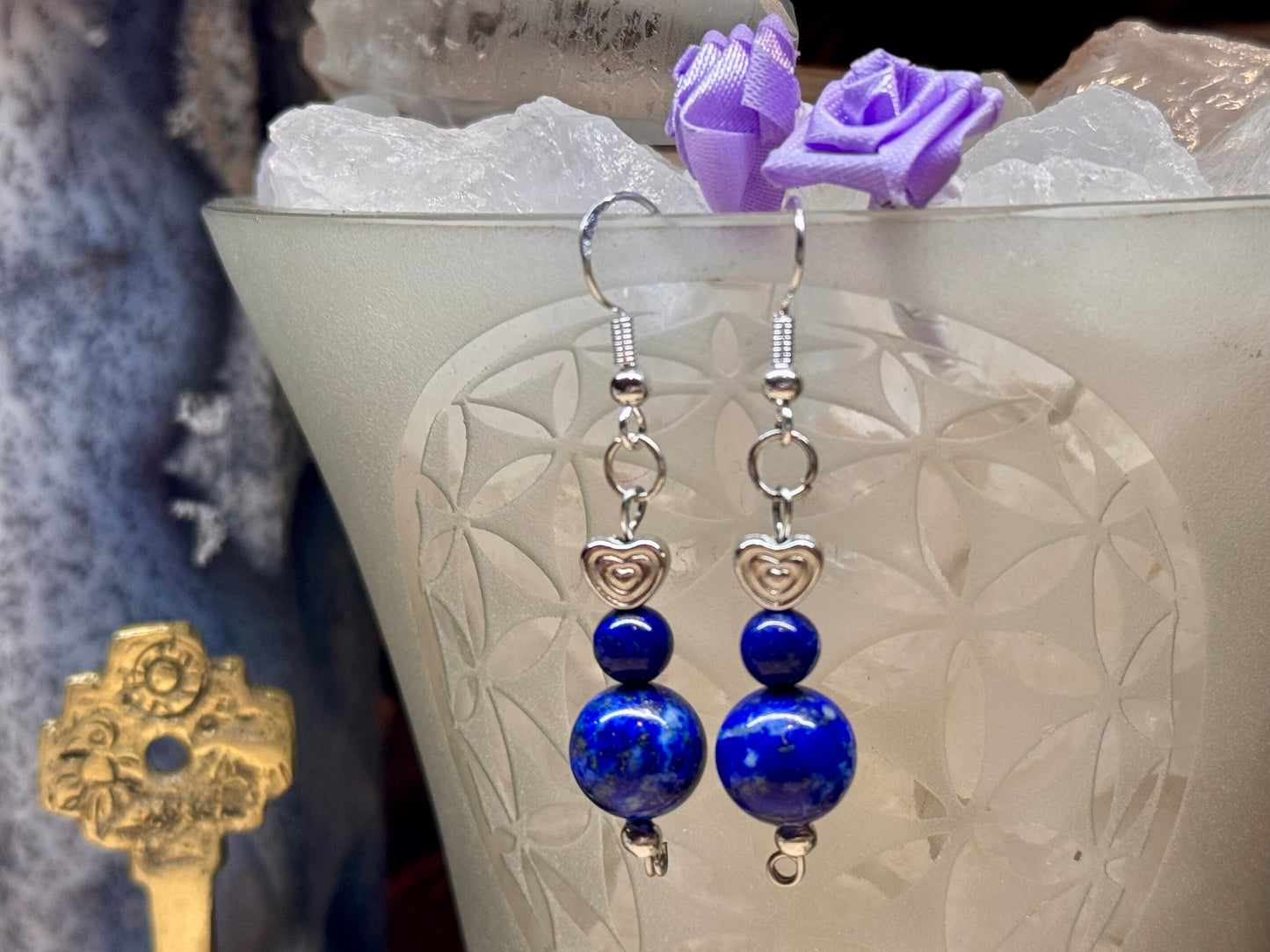 Boucles d’oreilles Lapis-lazuli