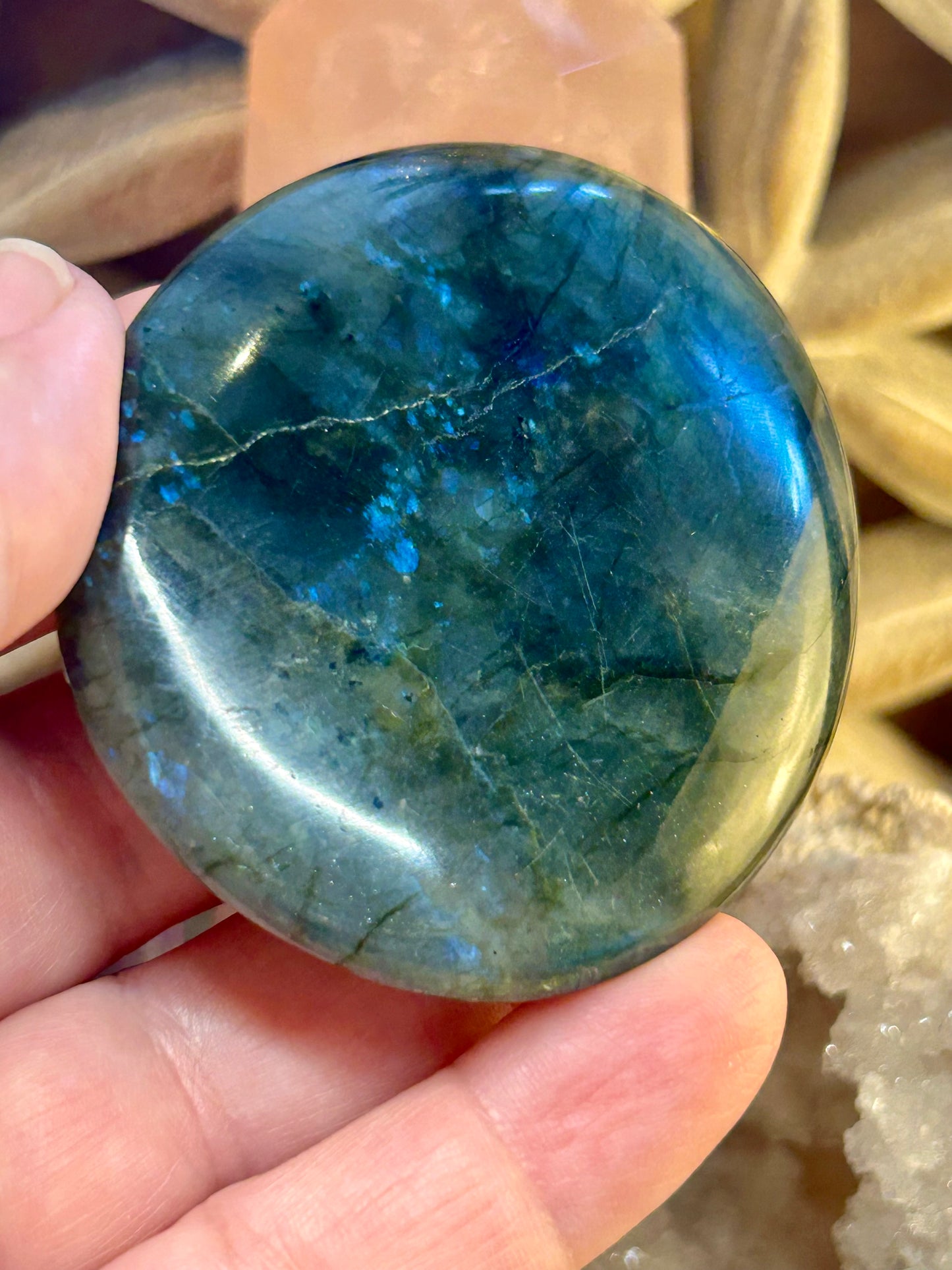 Galet de labradorite