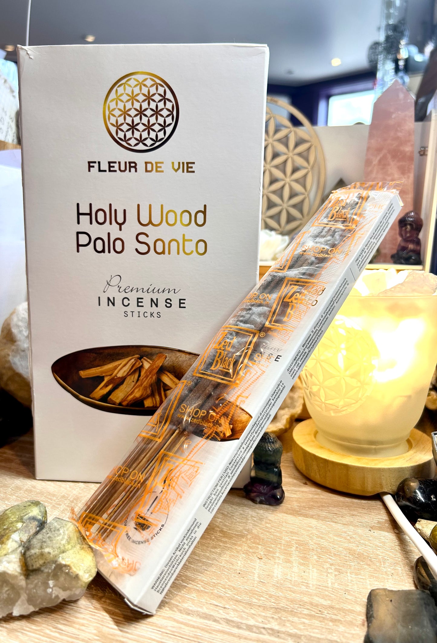 Encens Fleur de vie "Holy Wood Palo Santo"