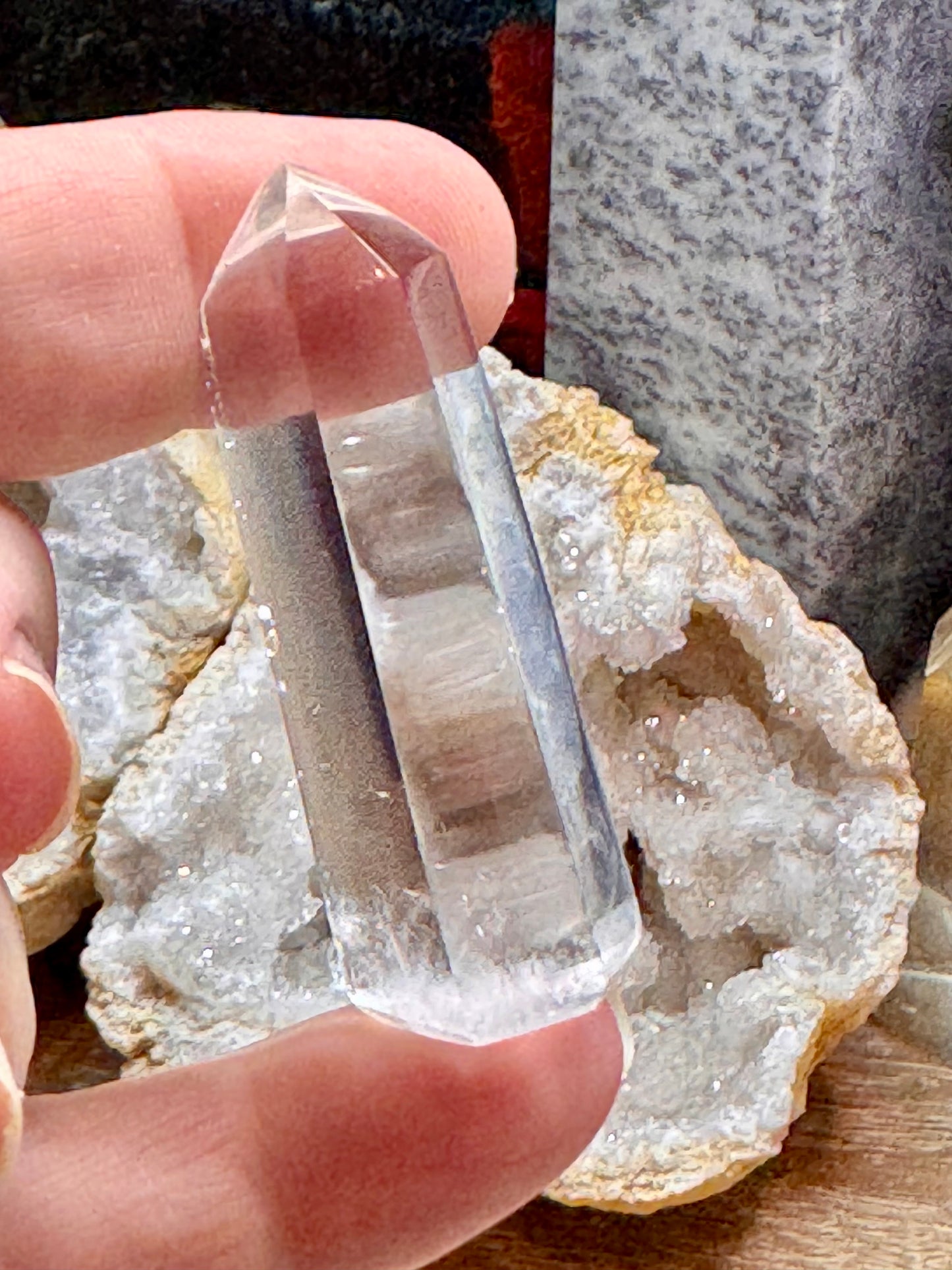 Pointe de quartz cristal