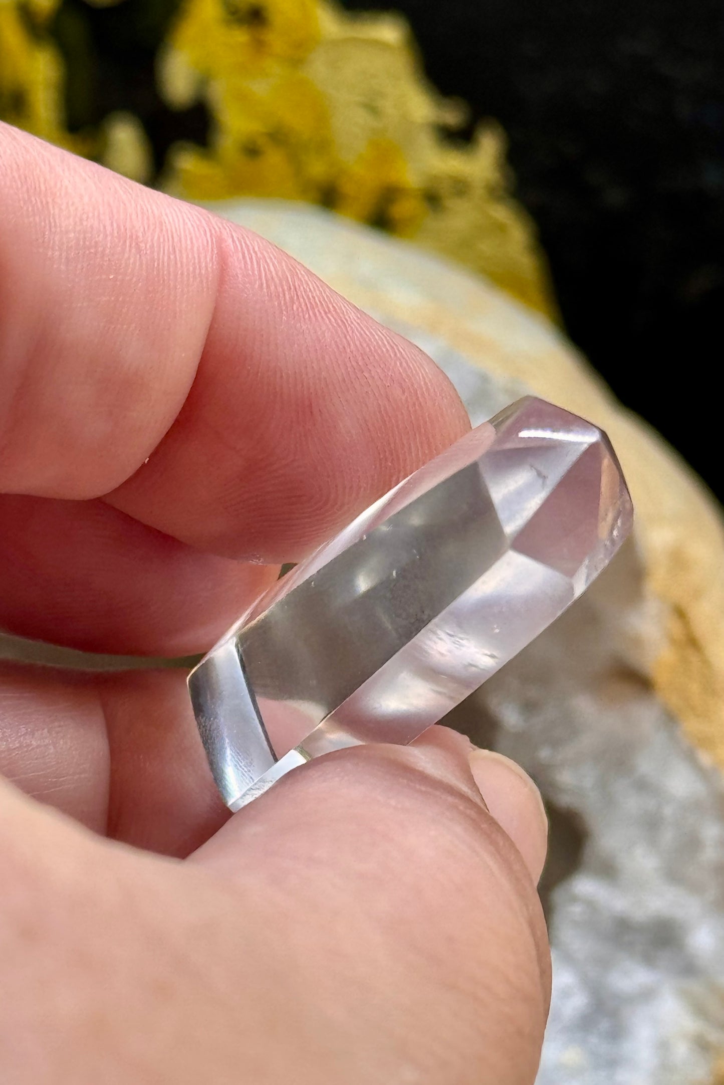 Pointe de quartz cristal