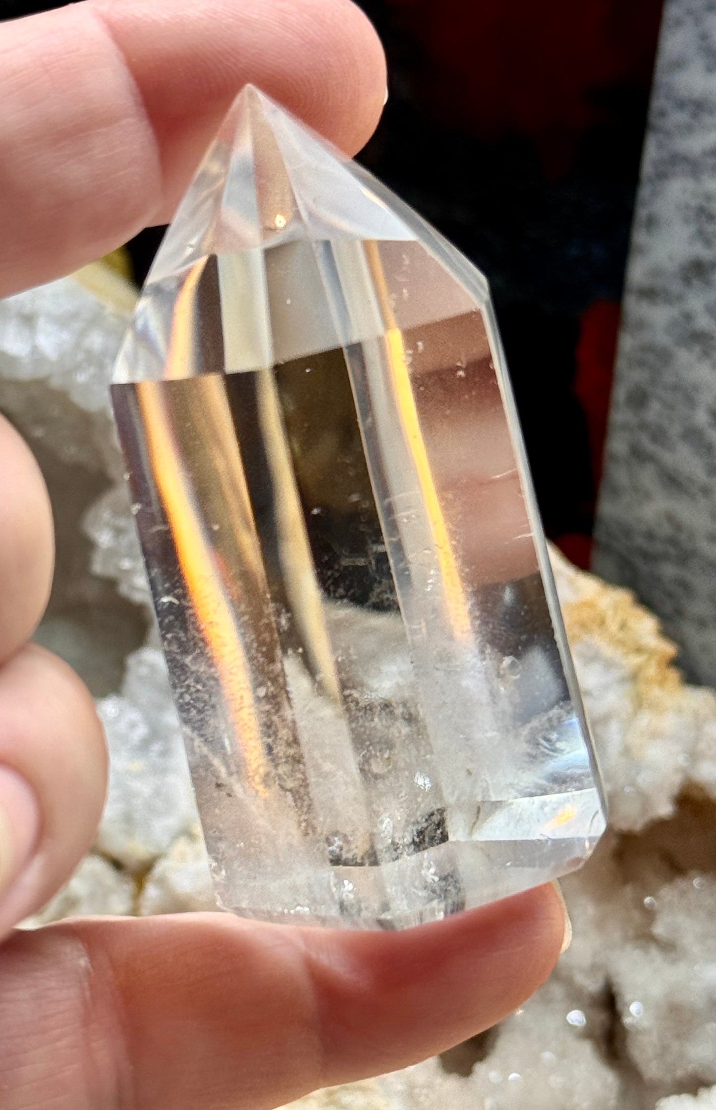 Pointe de quartz cristal