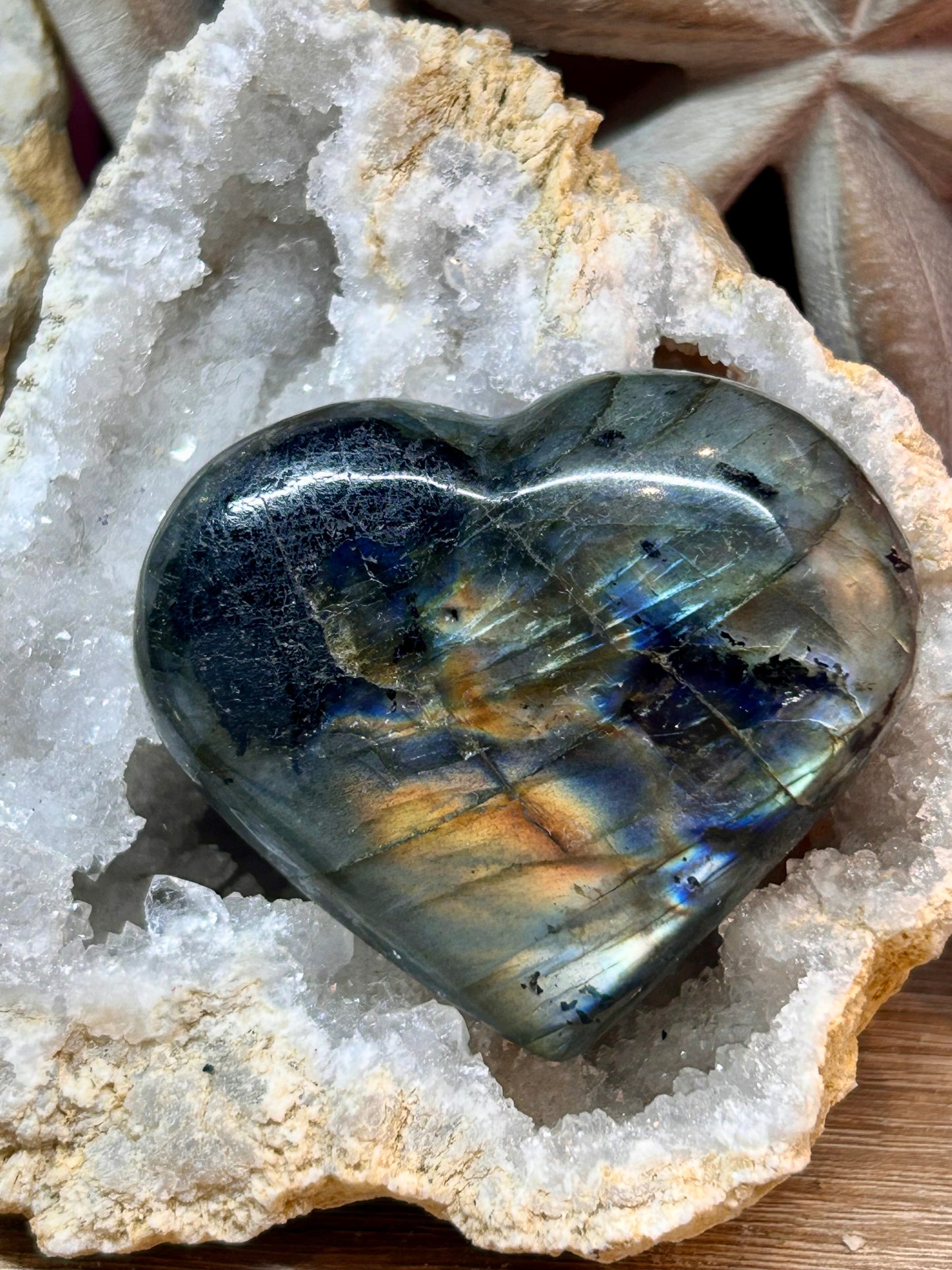 Cœur de labradorite