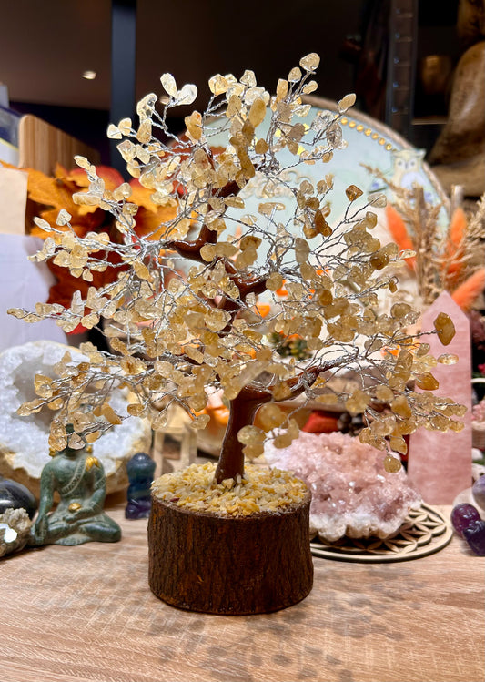 Arbre du bonheur en citrine