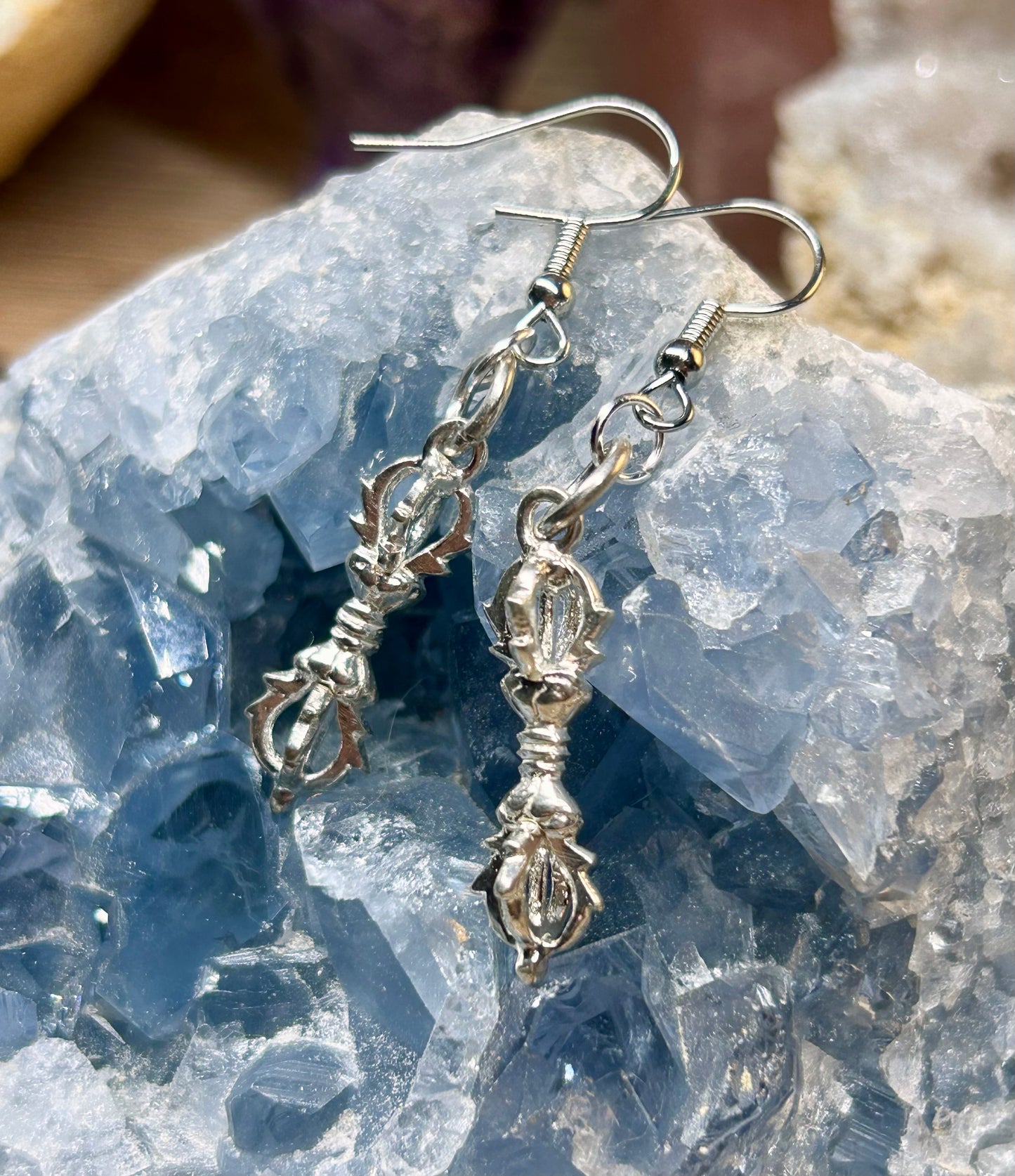 Boucles d’oreilles dorge en argent