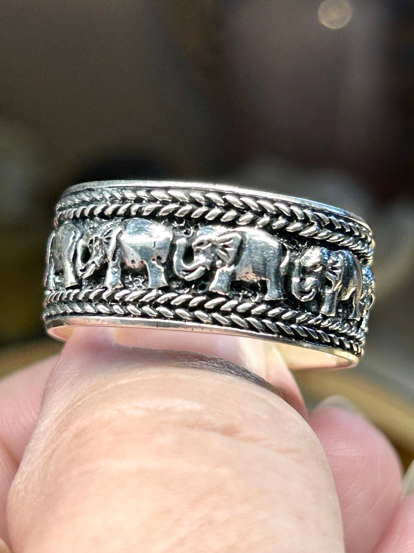 Bague homme éléphant