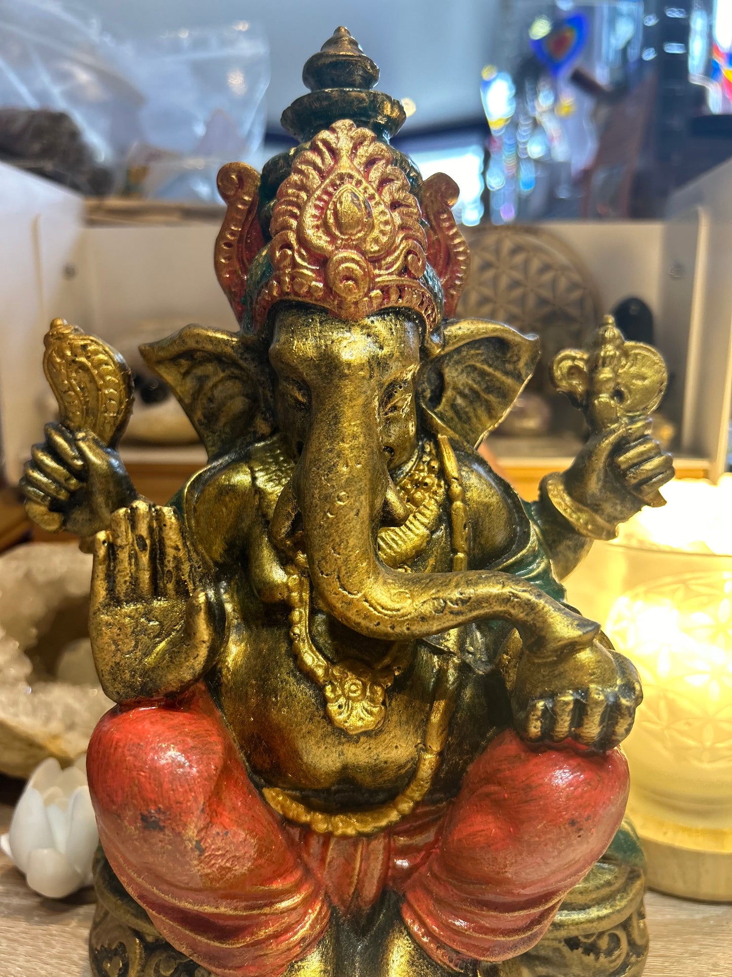 Statue Ganesh en résine