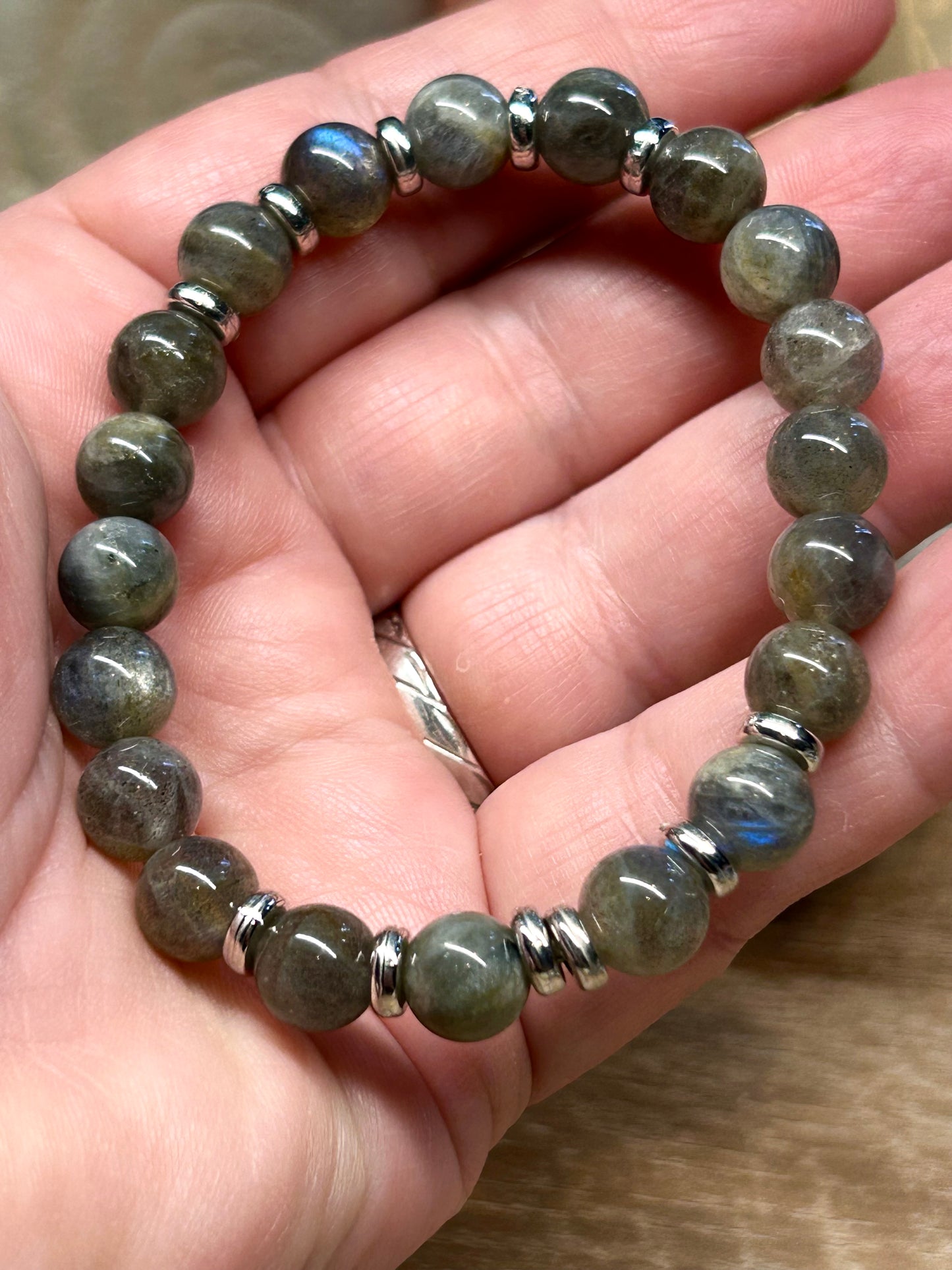 Bracelet de labradorite 8mm