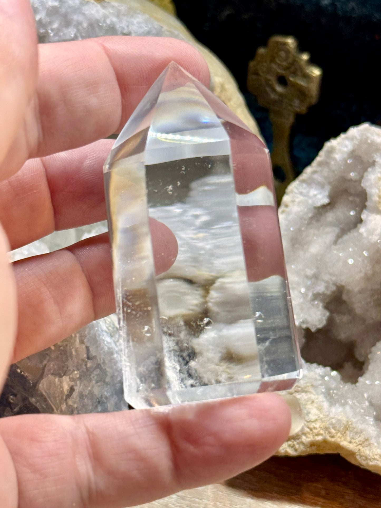 Pointe de quartz cristal