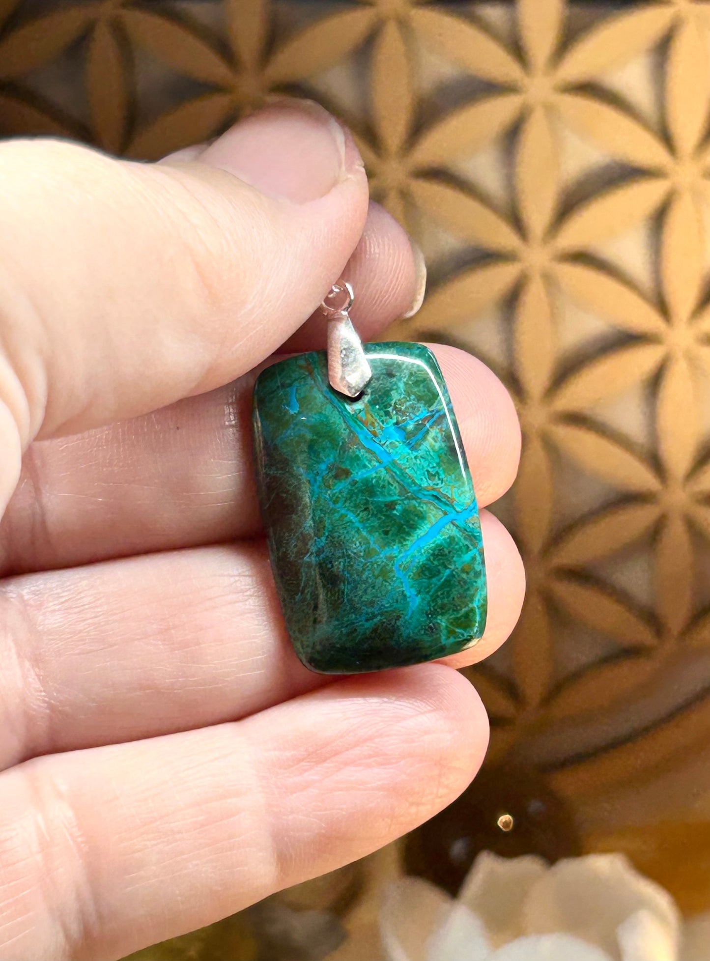 Pendentif de chrysocolle