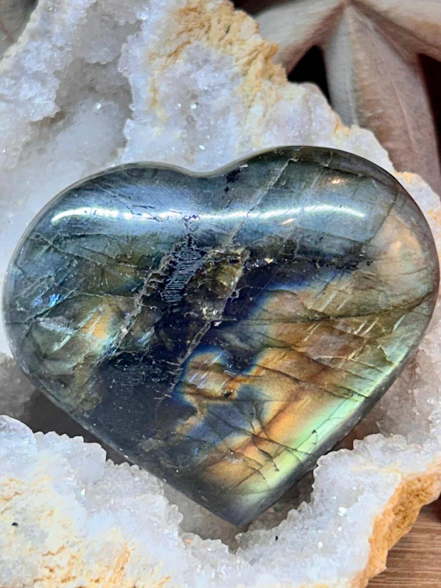 Cœur de labradorite