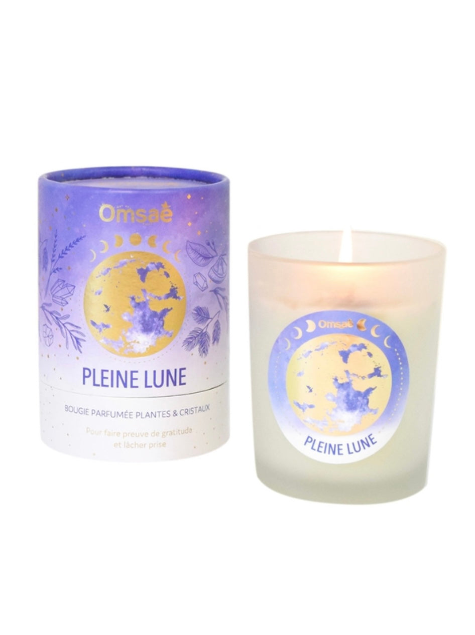 Bougie rituel de pleine lune