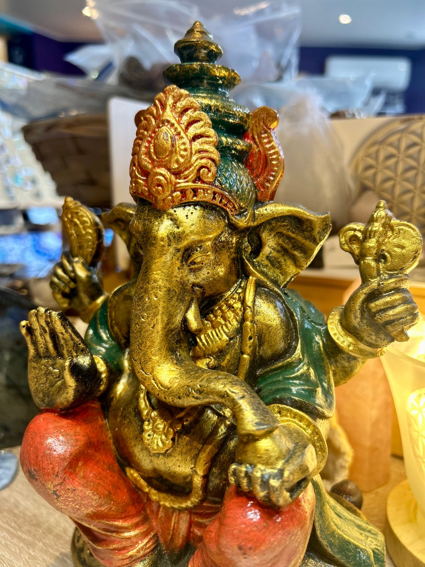 Statue Ganesh en résine