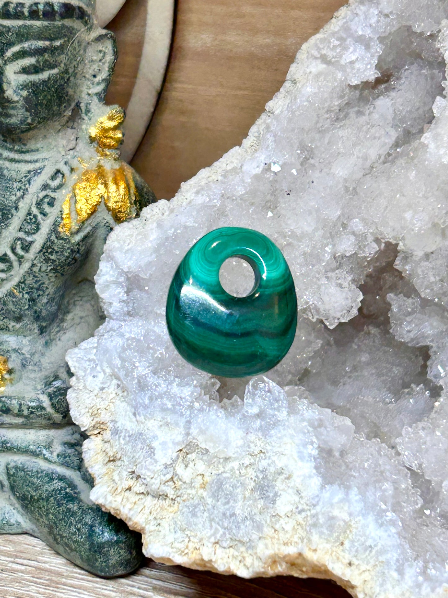 Anneau de malachite