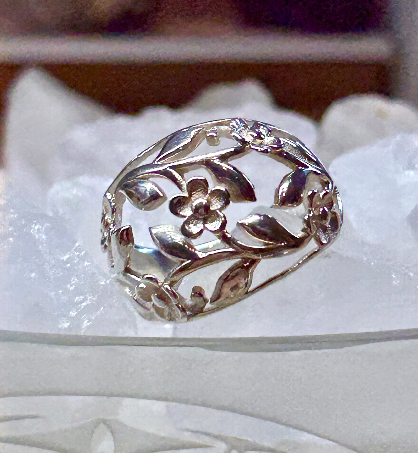 Bague gravée en argent 925