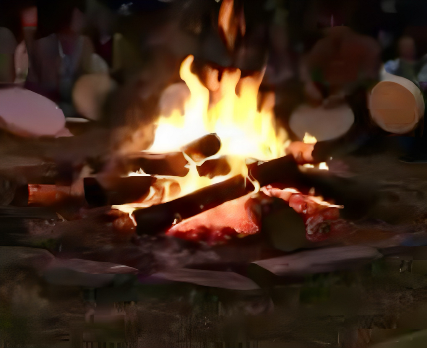 Cérémonie du feu - cercle de tambours