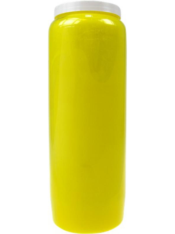 Bougie neuvaine jaune