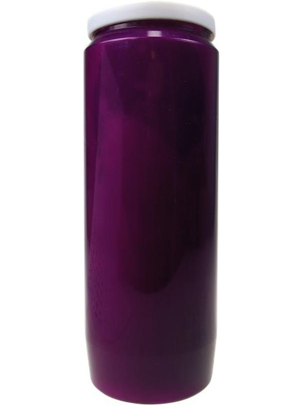 Bougie neuvaine violette