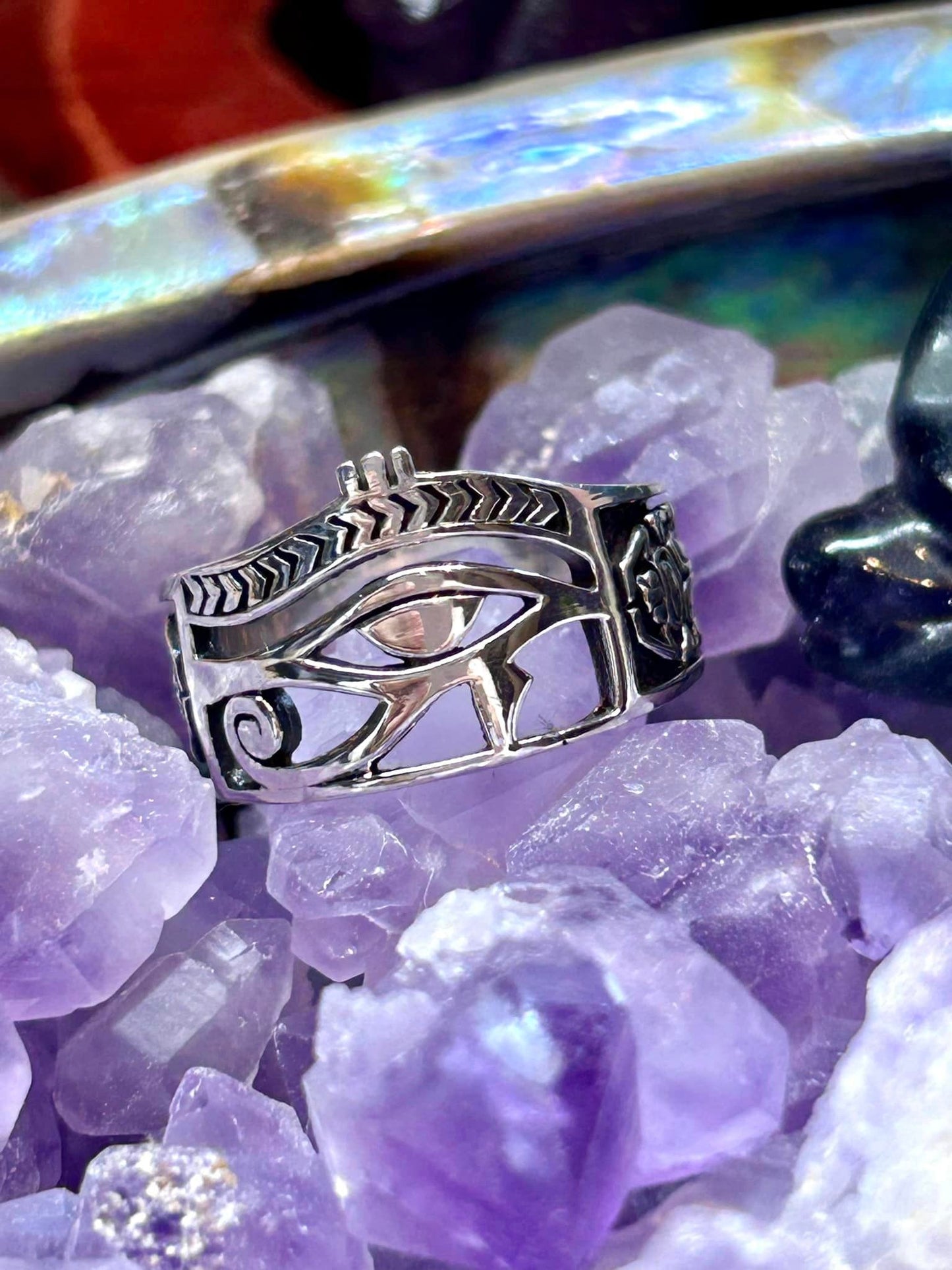 Bague en argent 925 - œil d’horus